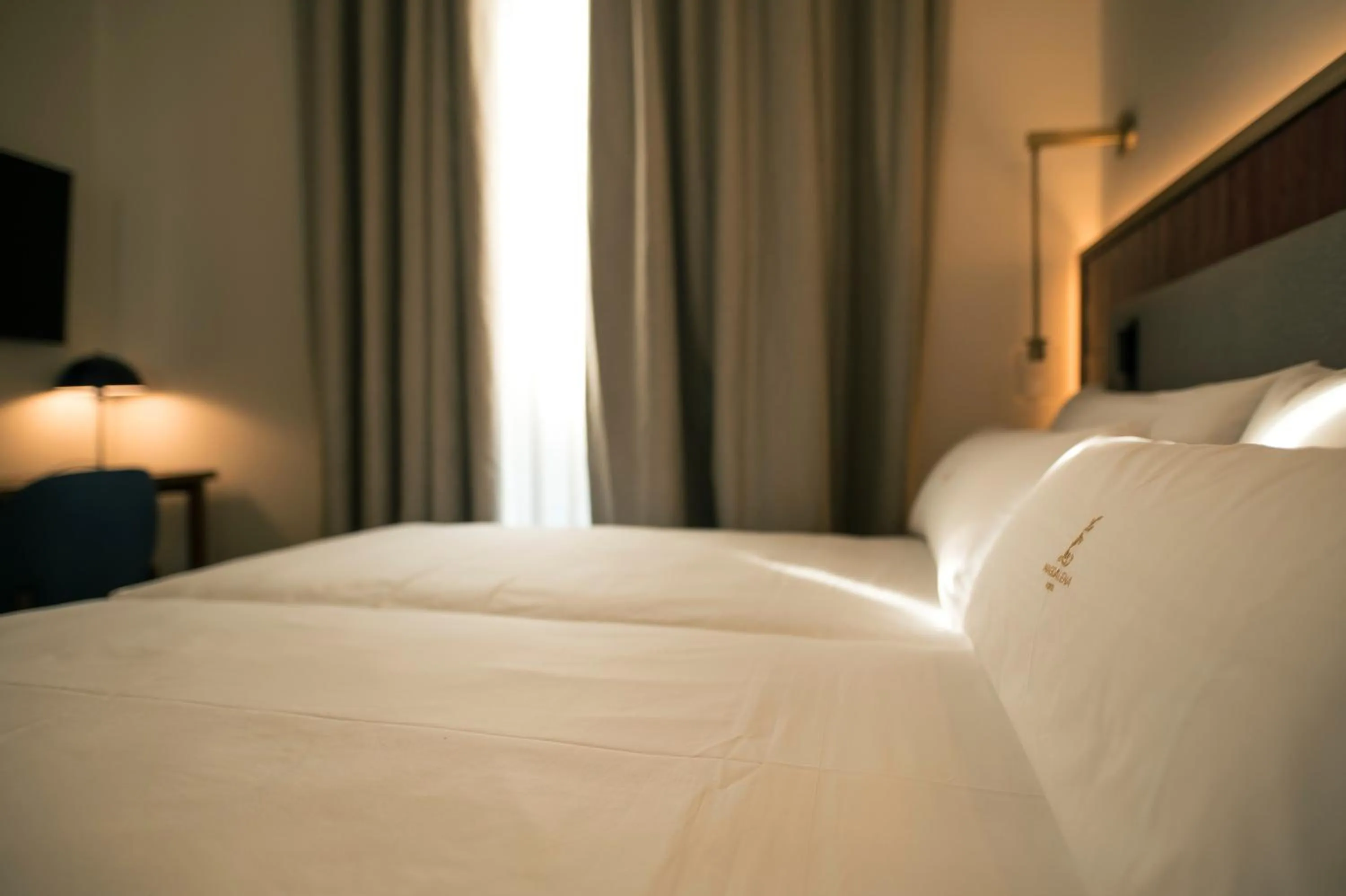 Bedroom, Bed in Legado Magdalena Hotel