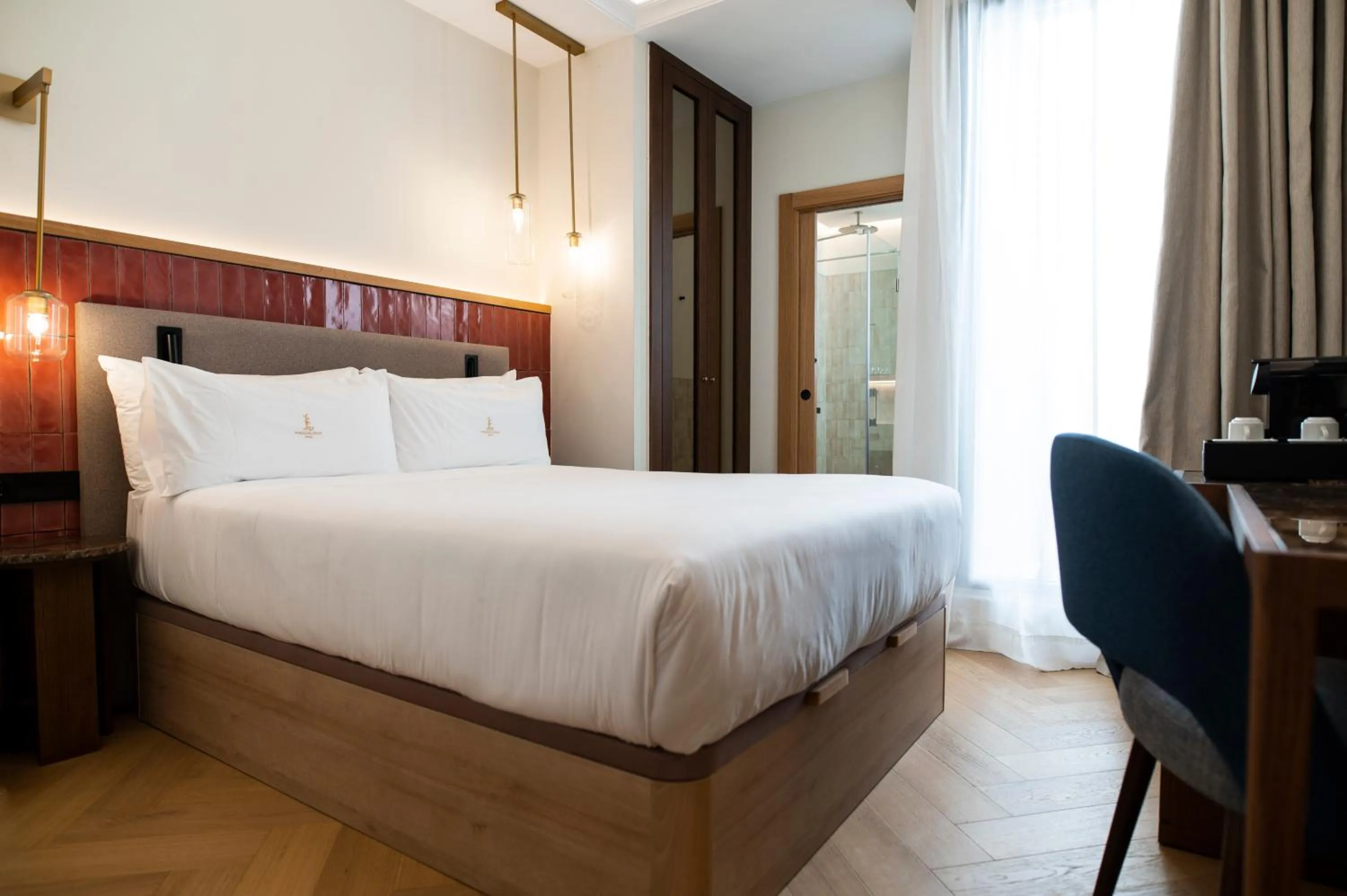 Coffee/tea facilities, Bed in Legado Magdalena Hotel