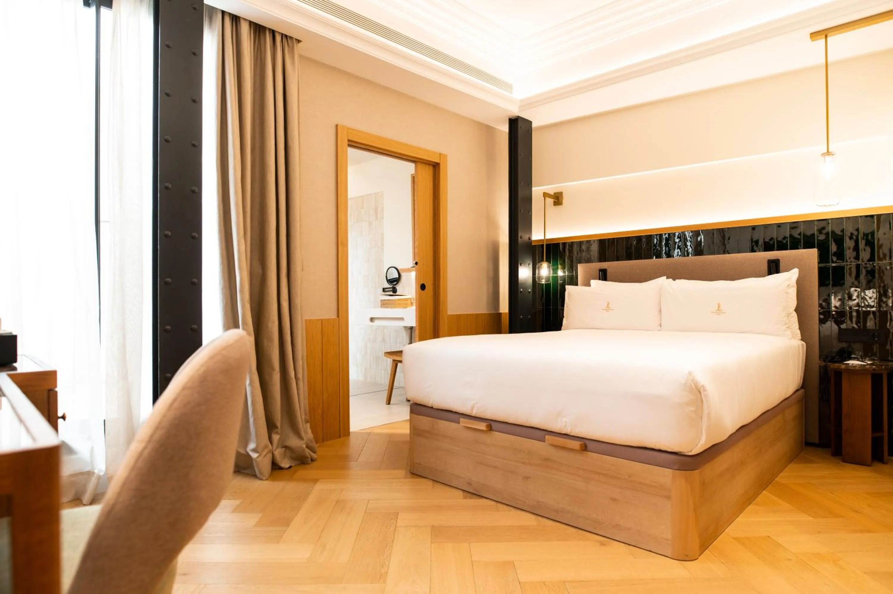 Bedroom, Bed in Legado Magdalena Hotel