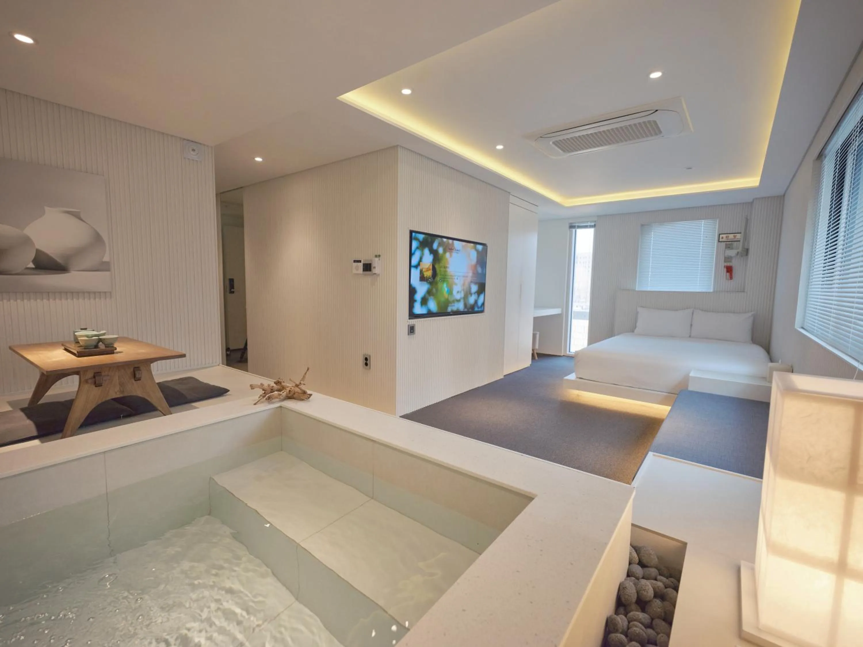 Bed in The Leap Seoul Sadang