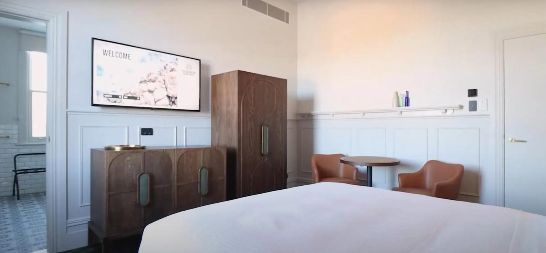 Bed in Portarlington Grand Hotel