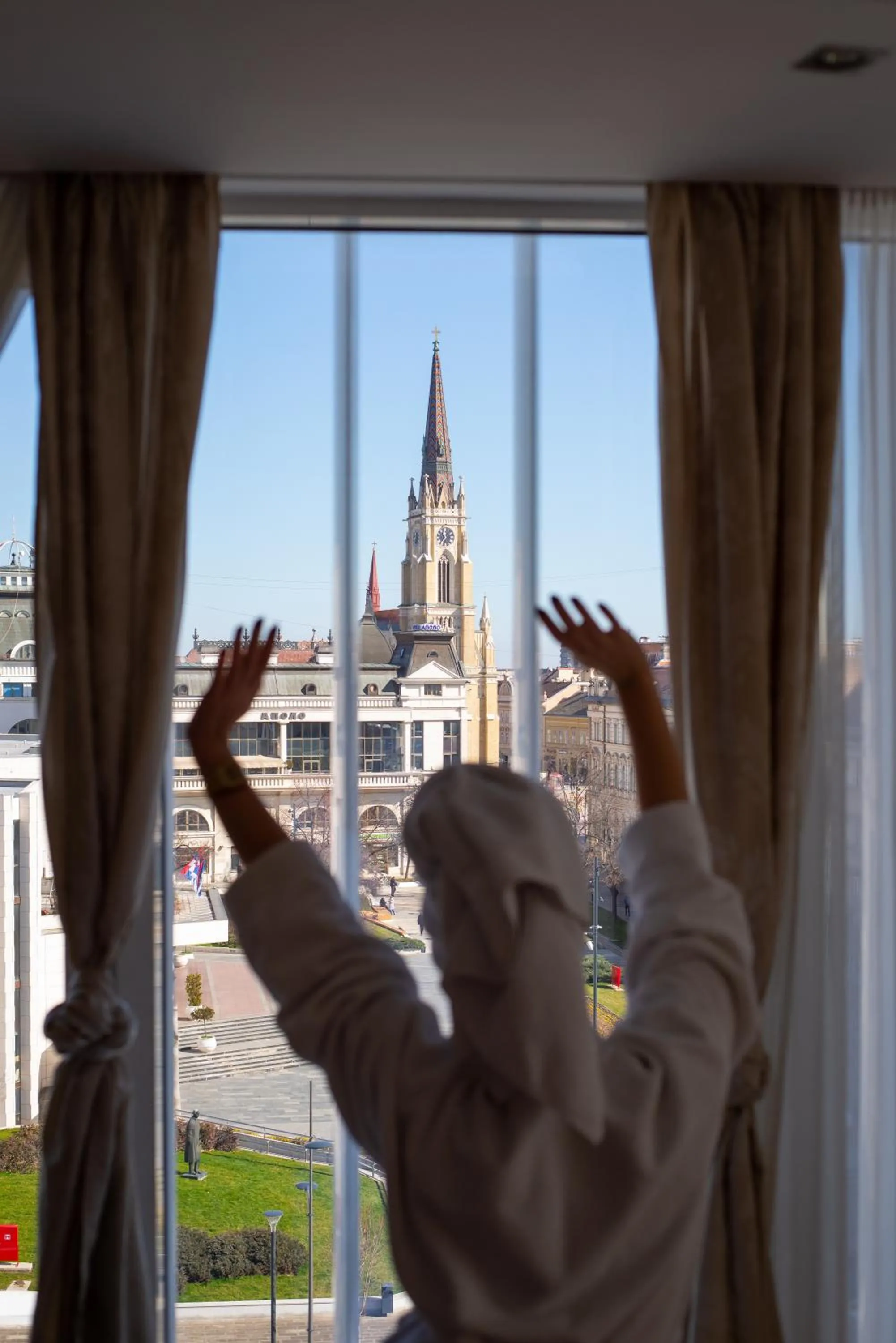 City view in Garni Hotel Centar