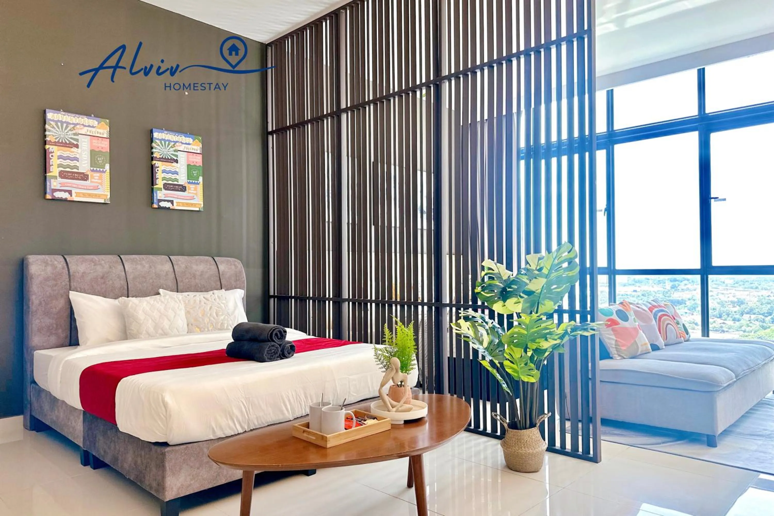 Photo of the whole room, Bed in Alviv 99 Suites I Family Suite I 4-7 pax I 5minsMelakaCruise I JonkerSt