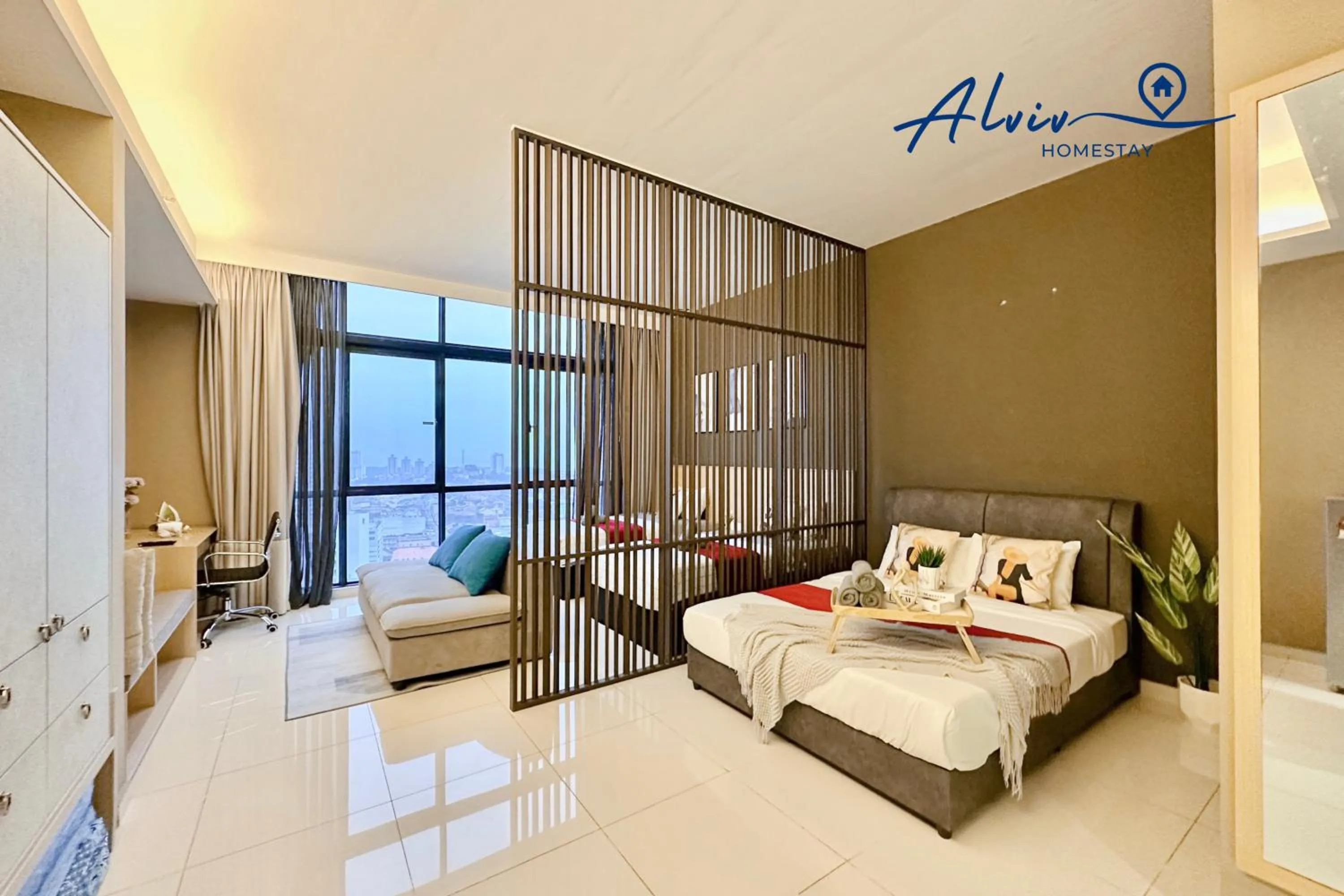 Bedroom, Bed in Alviv 99 Suites I Family Suite I 4-7 pax I 5minsMelakaCruise I JonkerSt