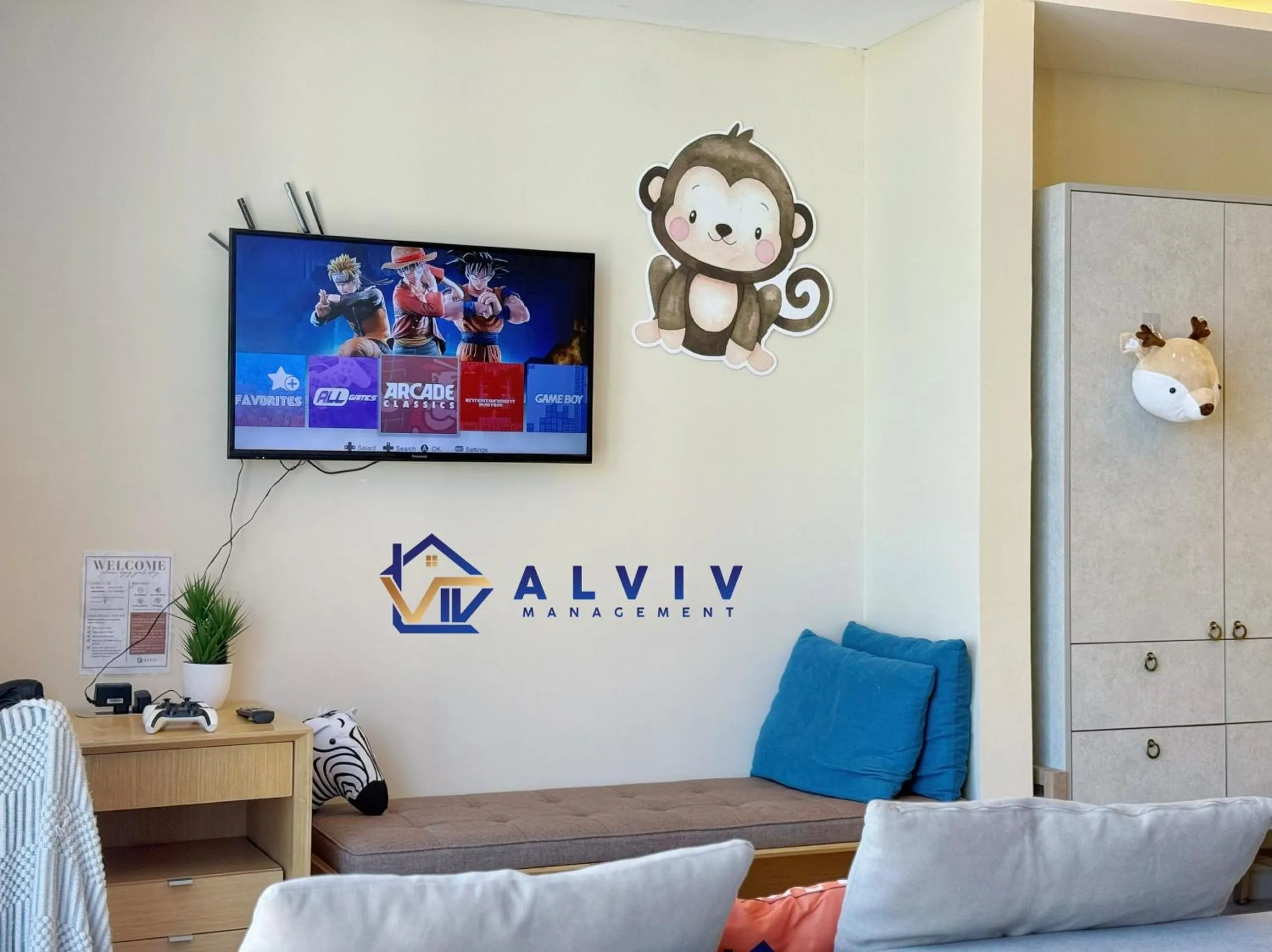TV and multimedia in Alviv 99 Suites I Family Suite I 4-7 pax I 5minsMelakaCruise I JonkerSt