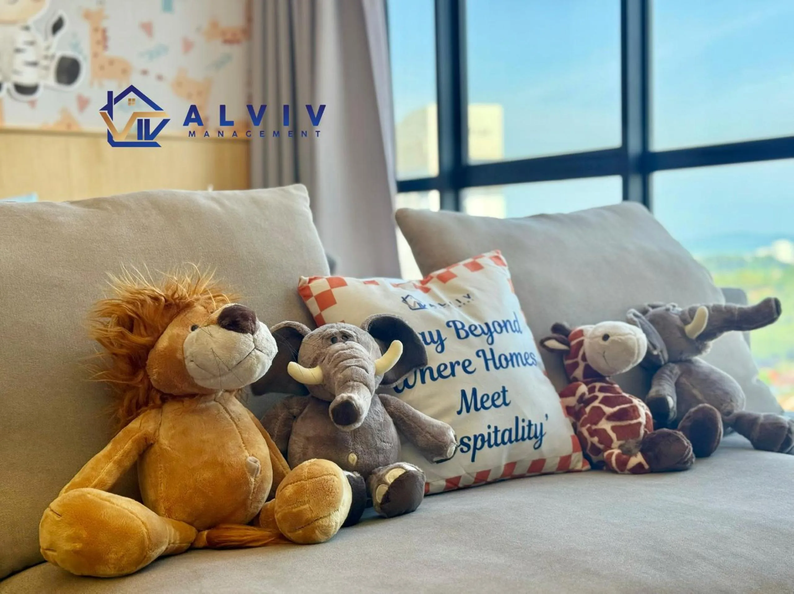 Seating area, Bed in Alviv 99 Suites I Family Suite I 4-7 pax I 5minsMelakaCruise I JonkerSt