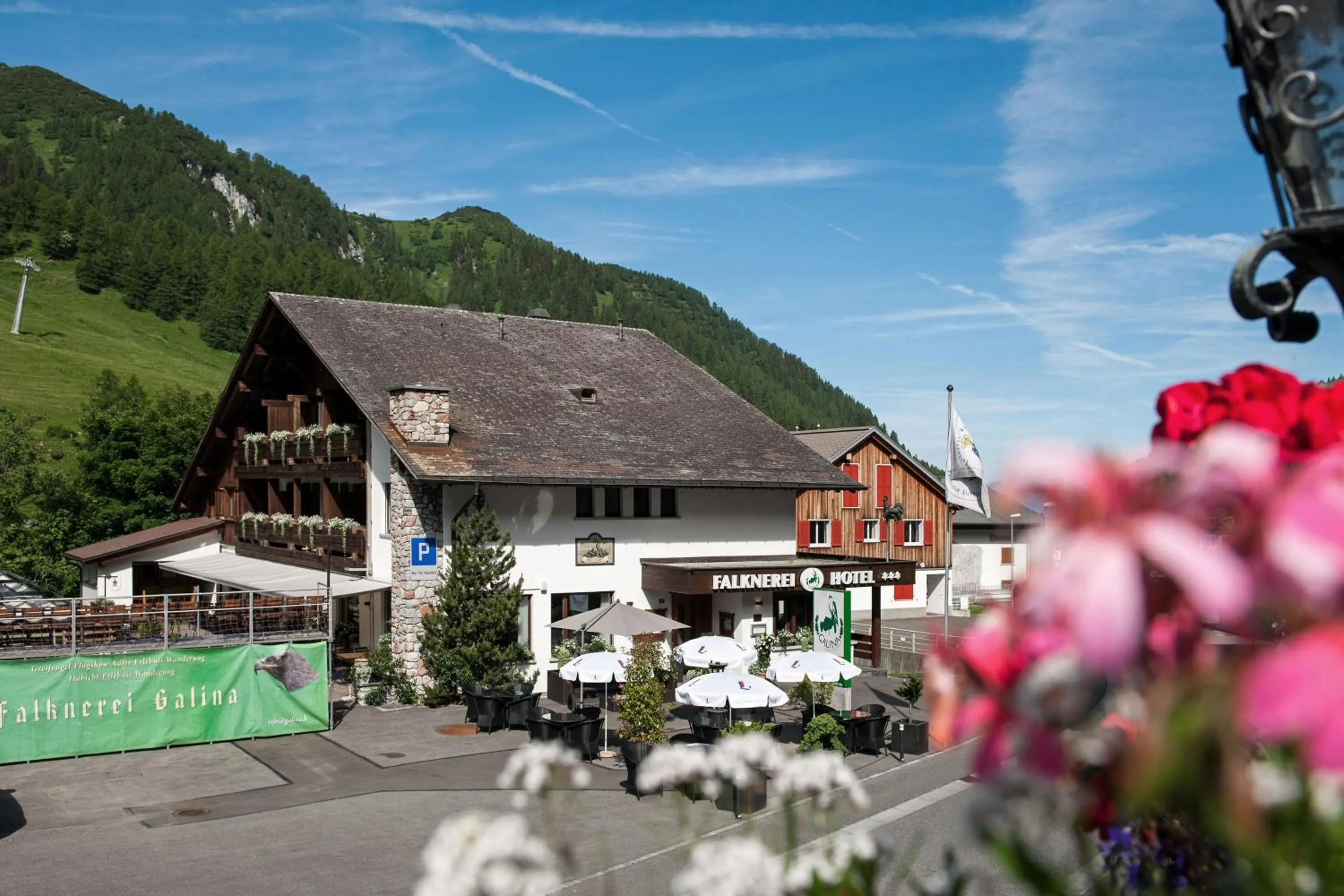 Property building in Hotel Falknerei Galina