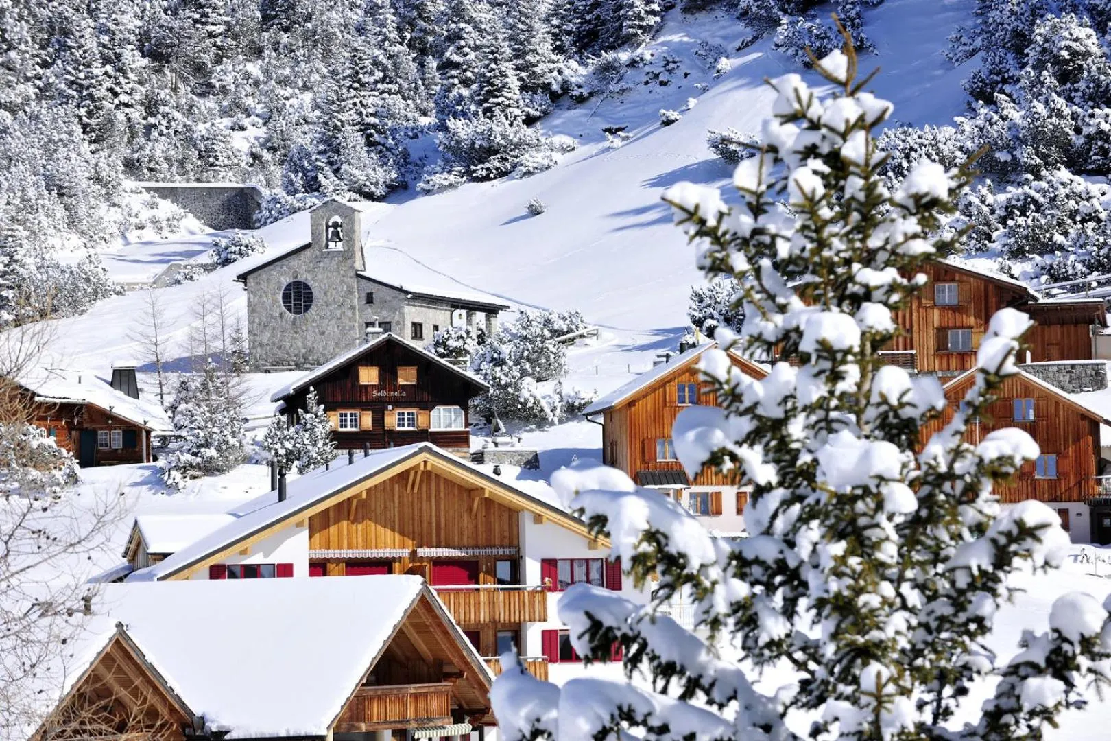 Natural landscape in Hotel Falknerei Galina