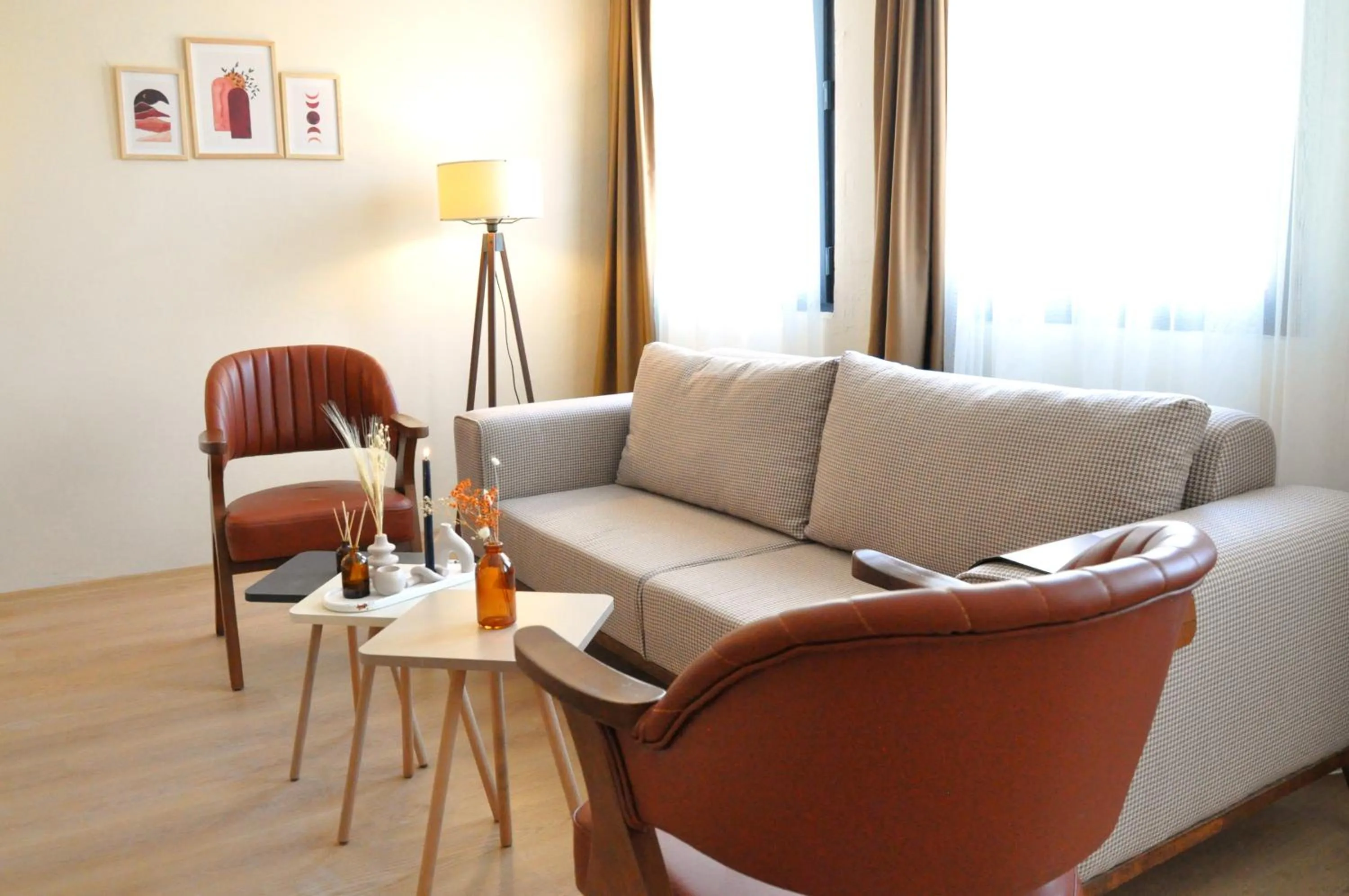 Seating area in Golden Door Hotel