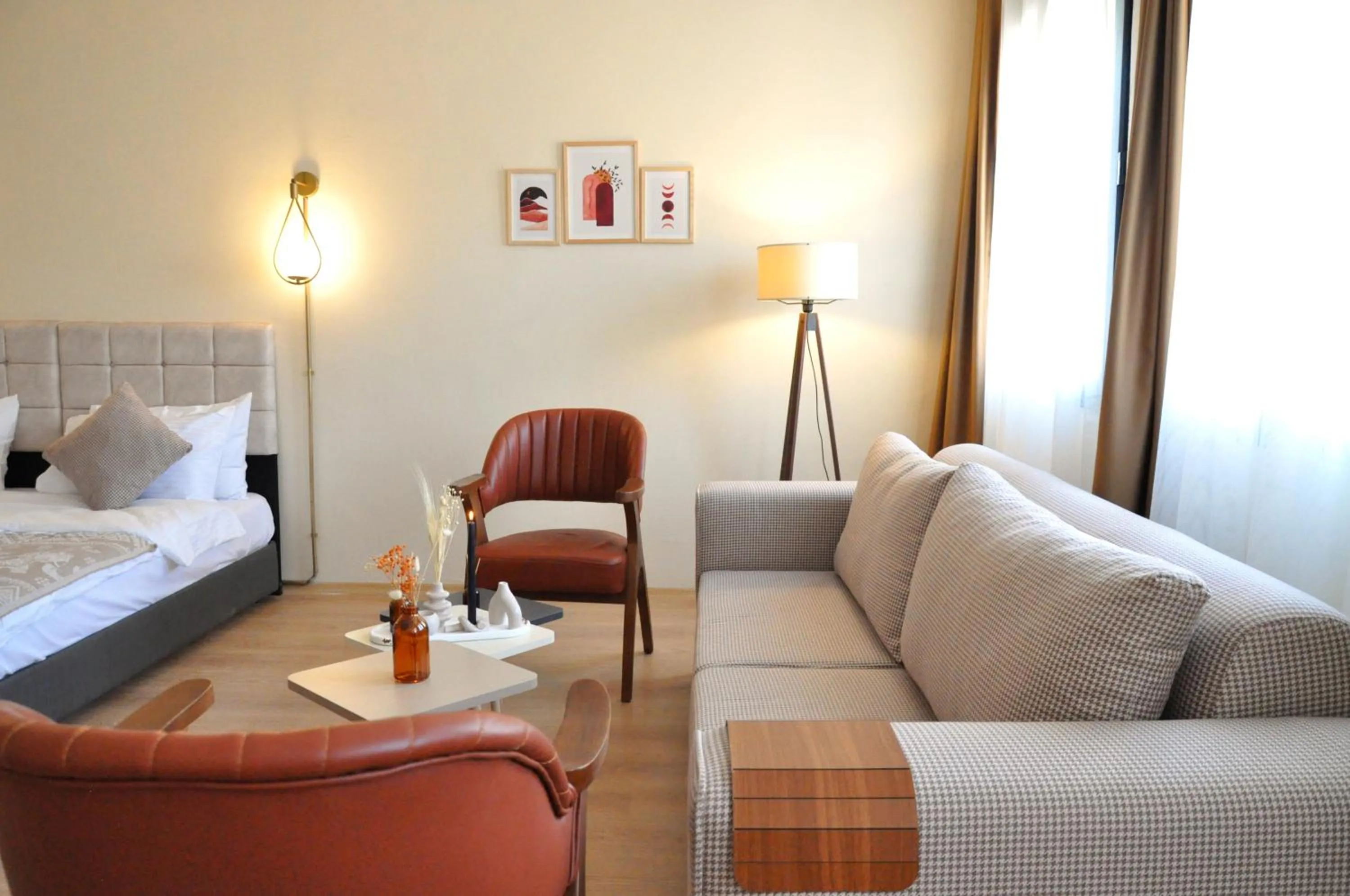 Seating area in Golden Door Hotel