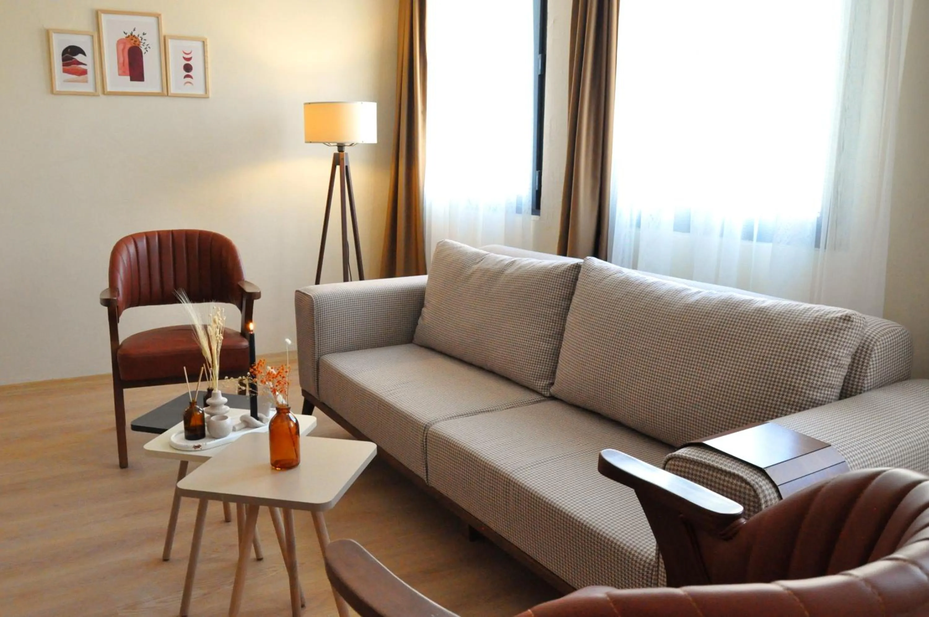 Seating area in Golden Door Hotel