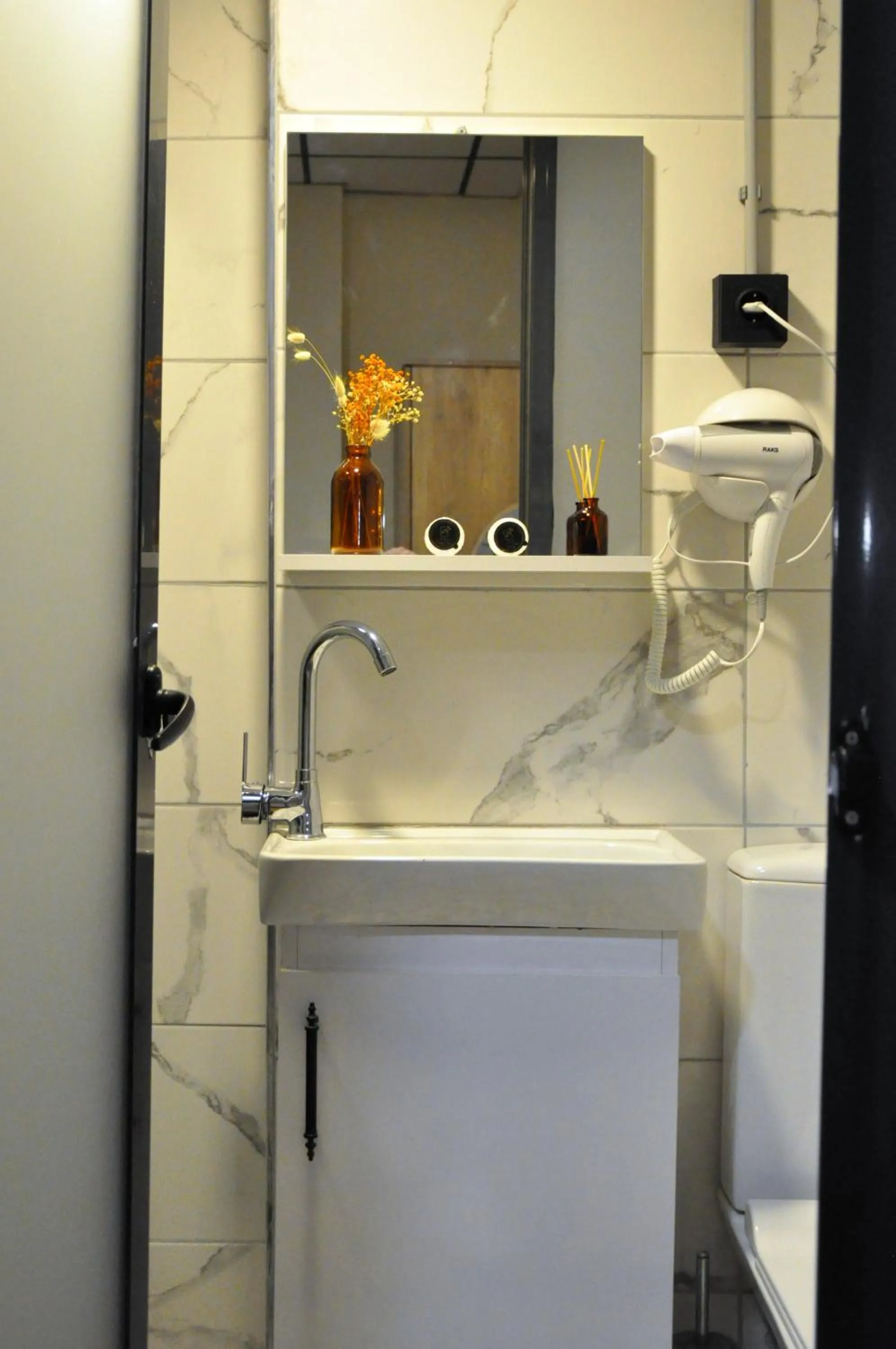 Bathroom in Golden Door Hotel