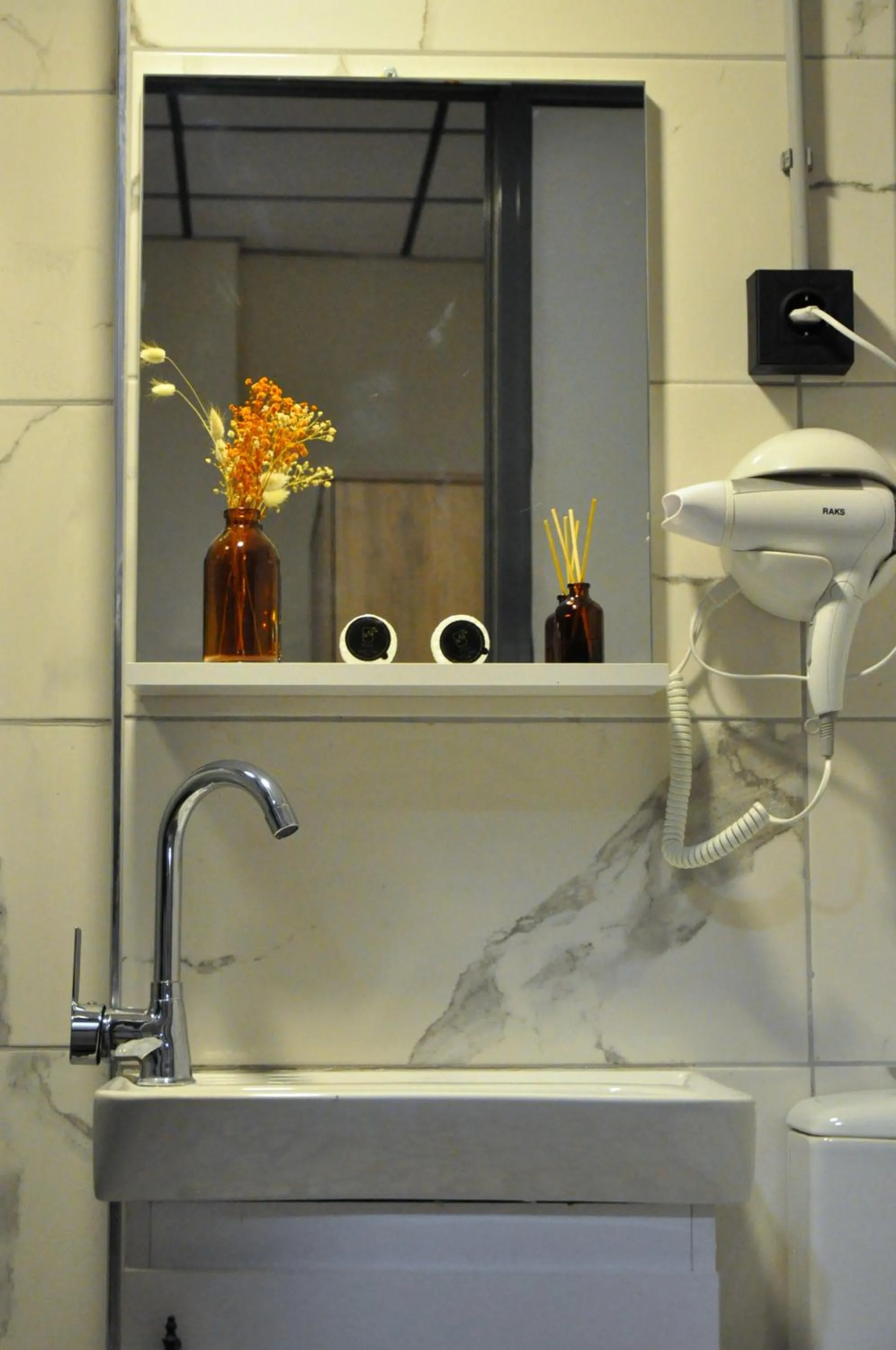 Bathroom in Golden Door Hotel