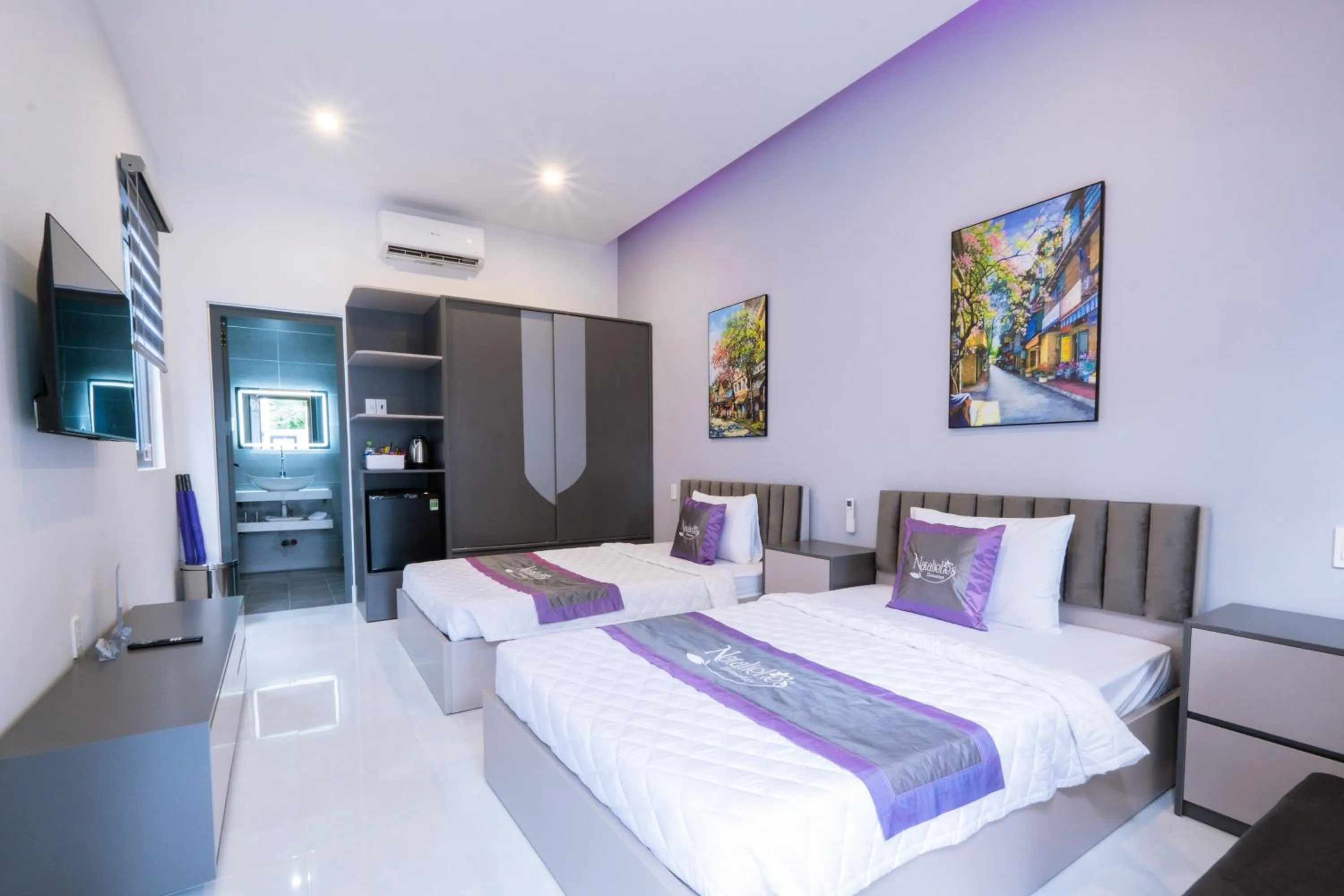 Bed in NatalieLe's Homestay