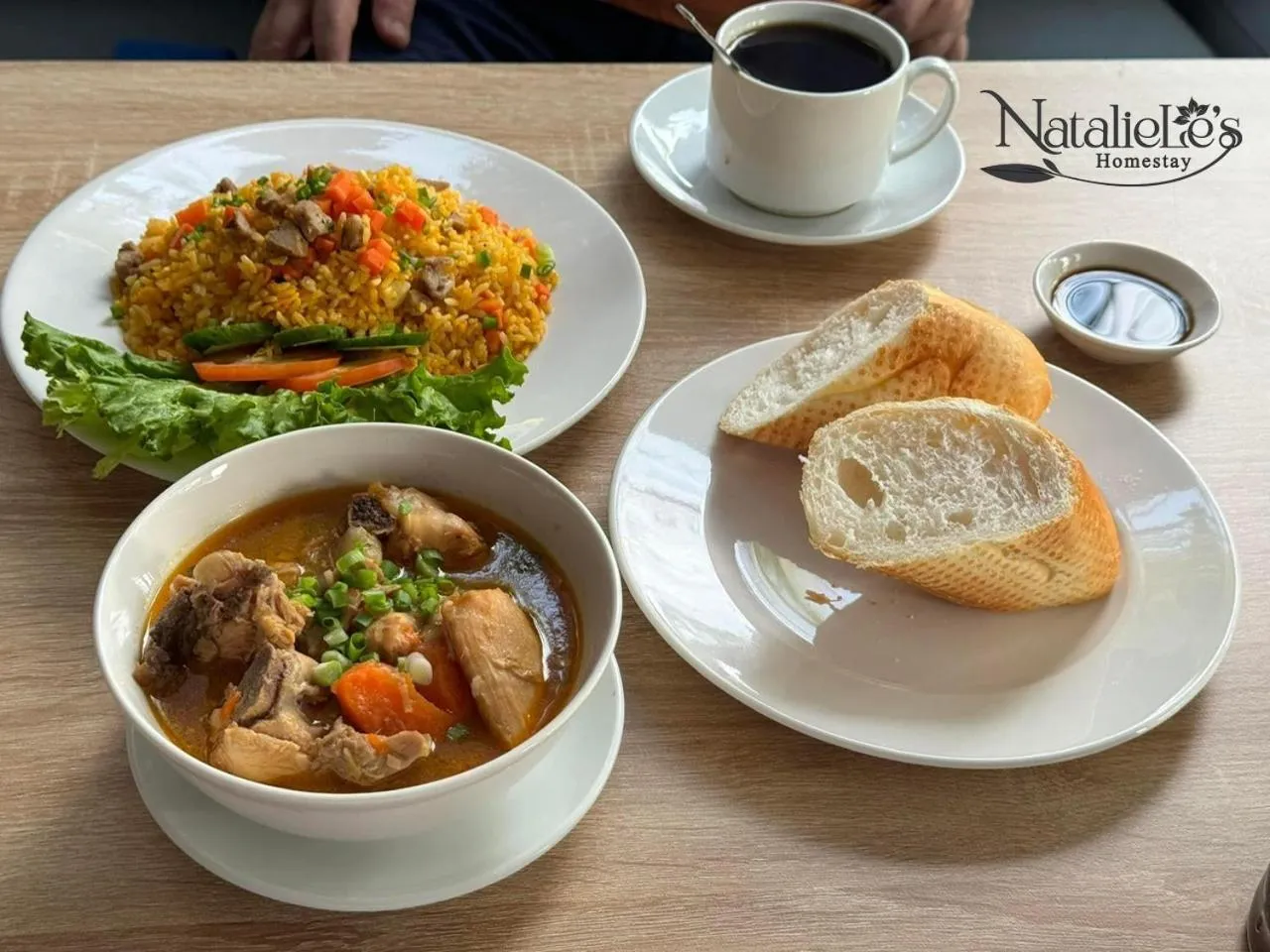 Breakfast in NatalieLe's Homestay