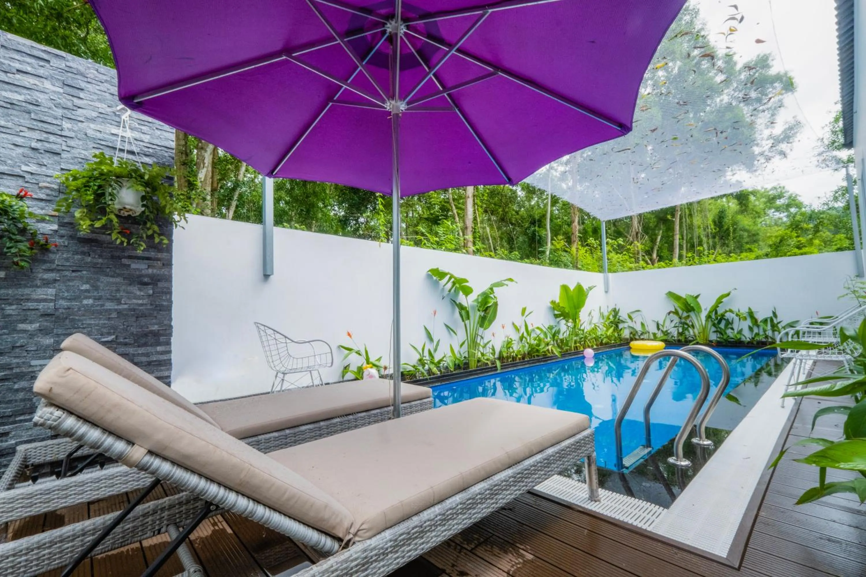 Swimming pool in NatalieLe's Homestay