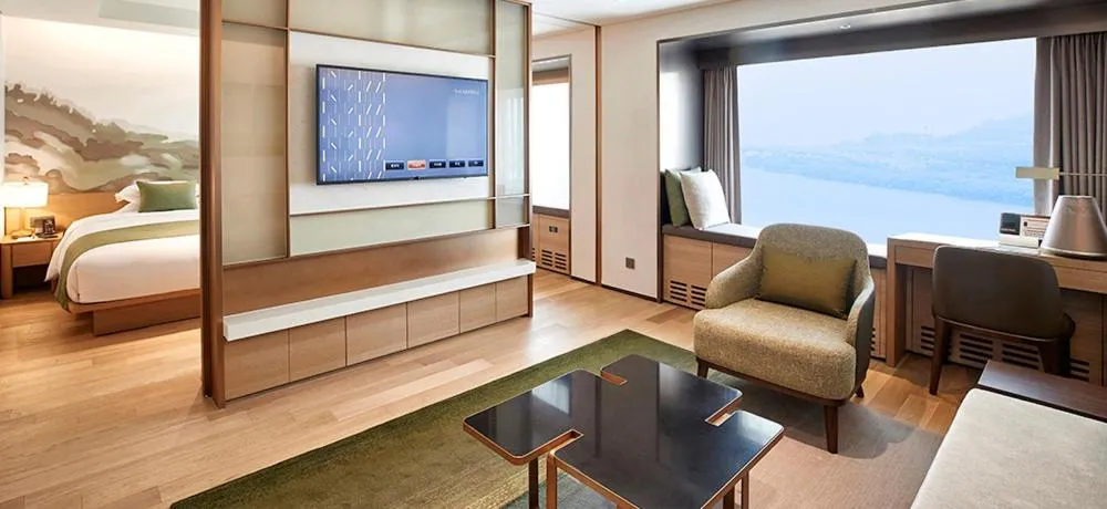 Bed in Grand Walkerhill Seoul