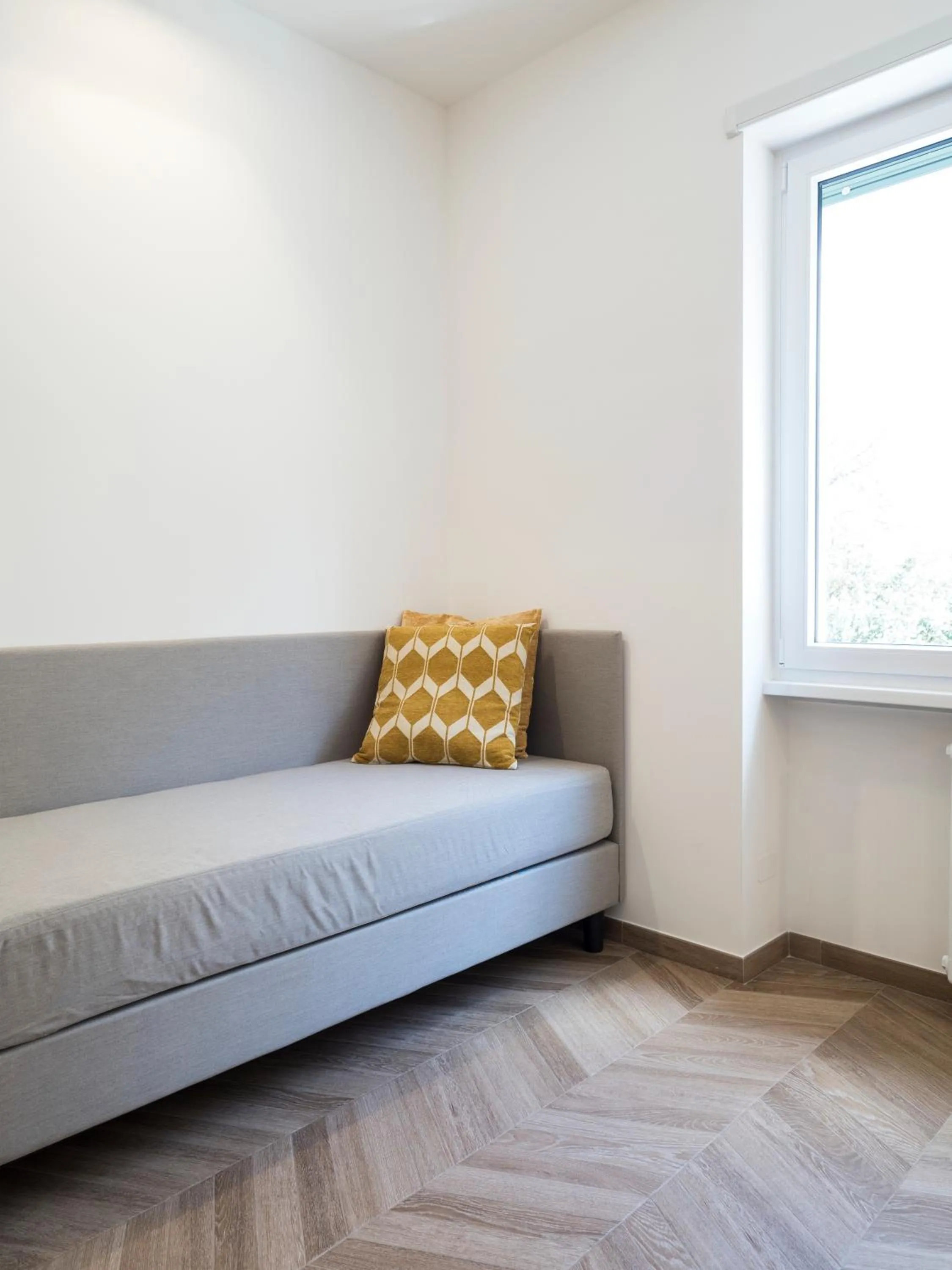 Bed in Savoia Rooms Roma