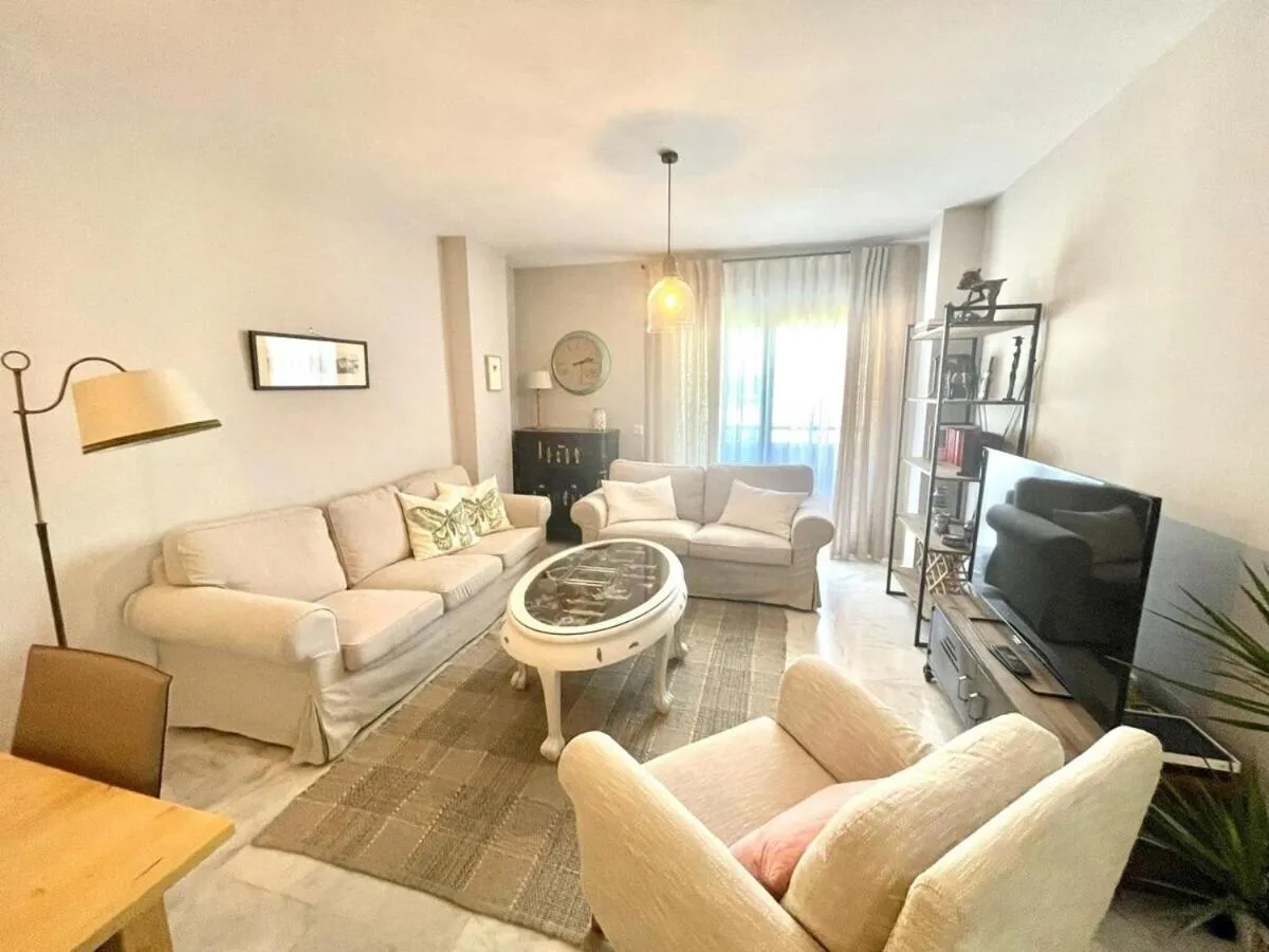 Living room in Calu Homes Duplex cerca playa de Huelin