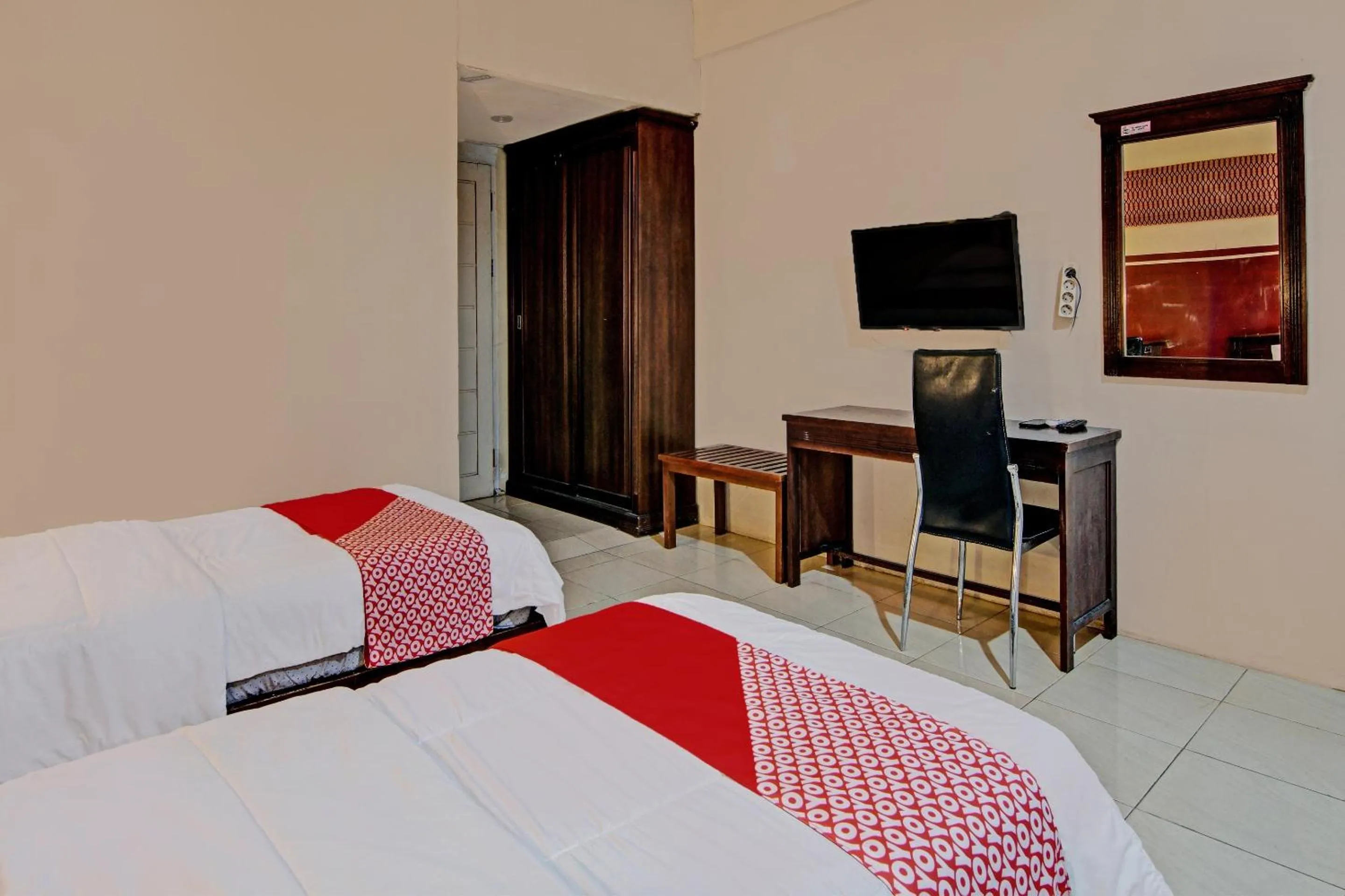 Bedroom, Bed in Hotel O Penginapan Rokan Permai Syariah