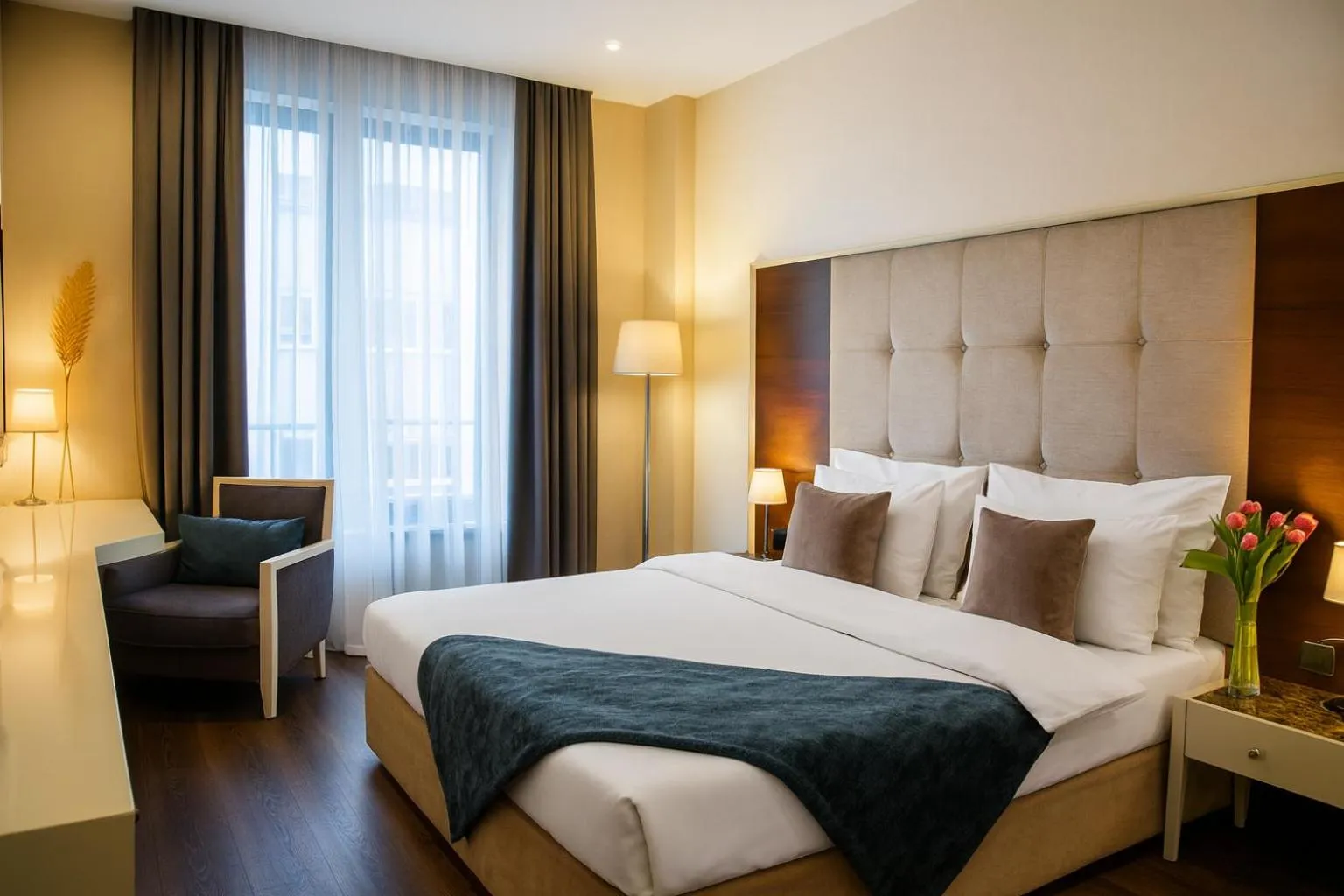 Bed in CRYSTAL Hotel Belgrade