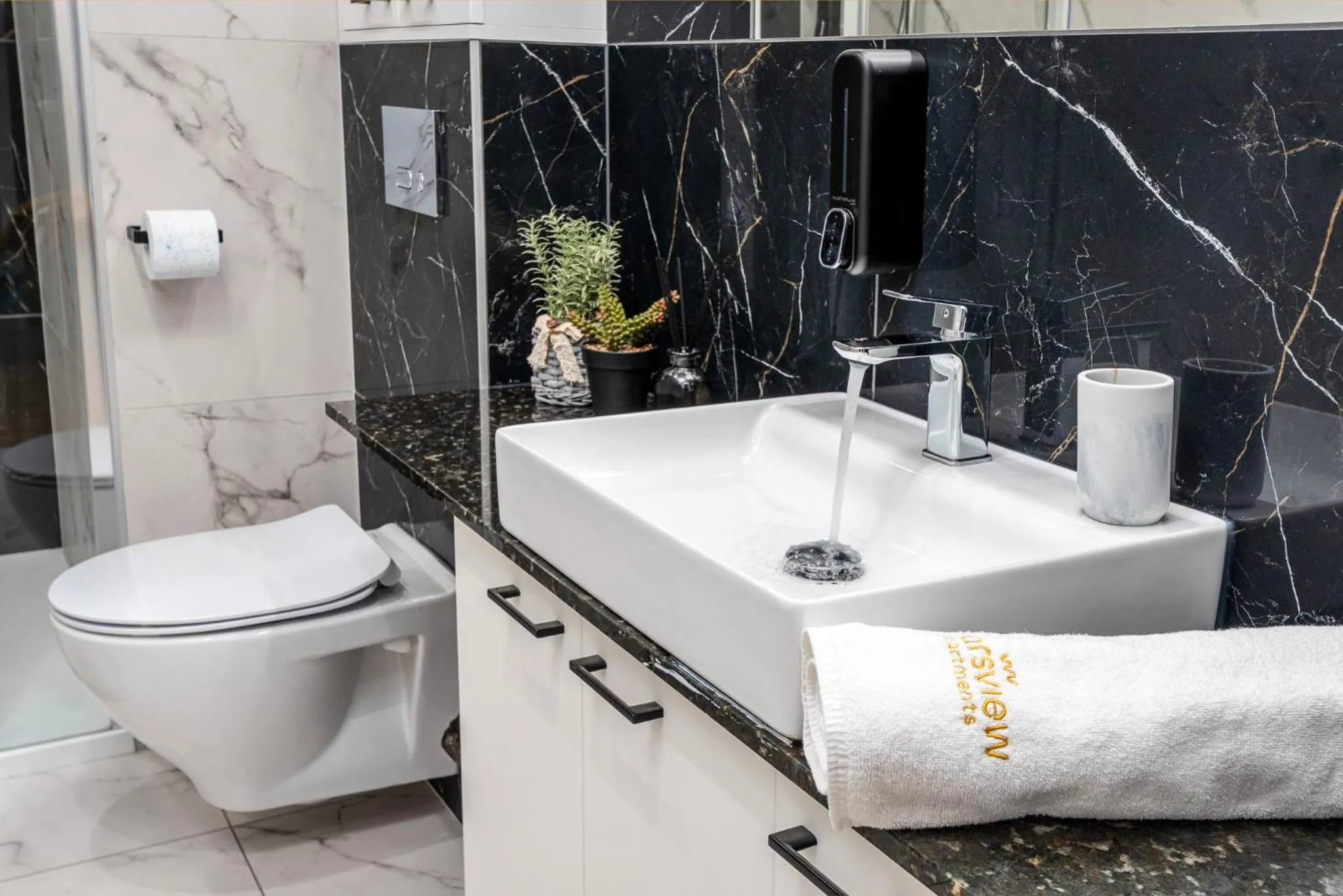 Toilet in Warsview Apartments