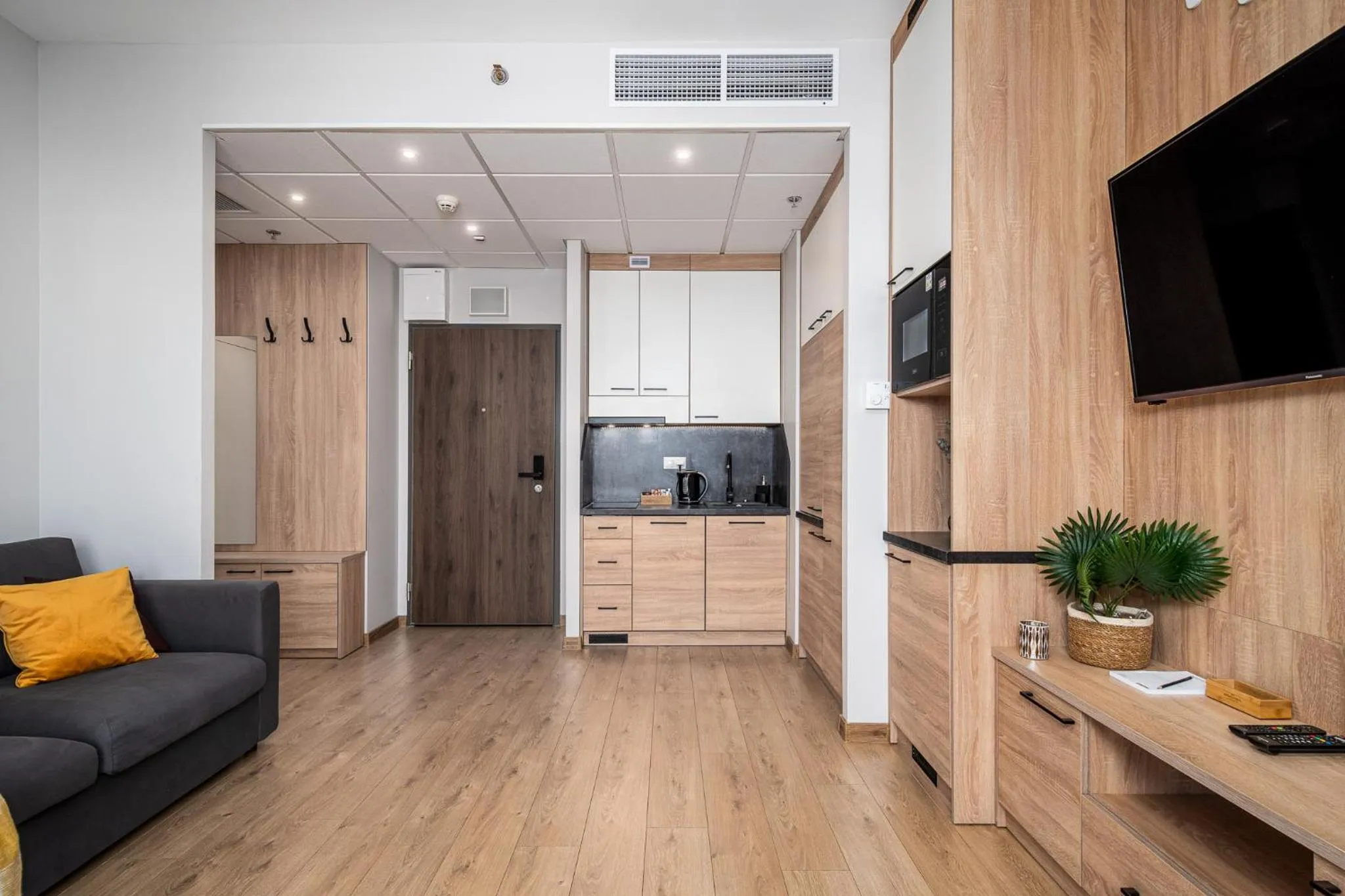 Kitchen or kitchenette in Warsview Apartments