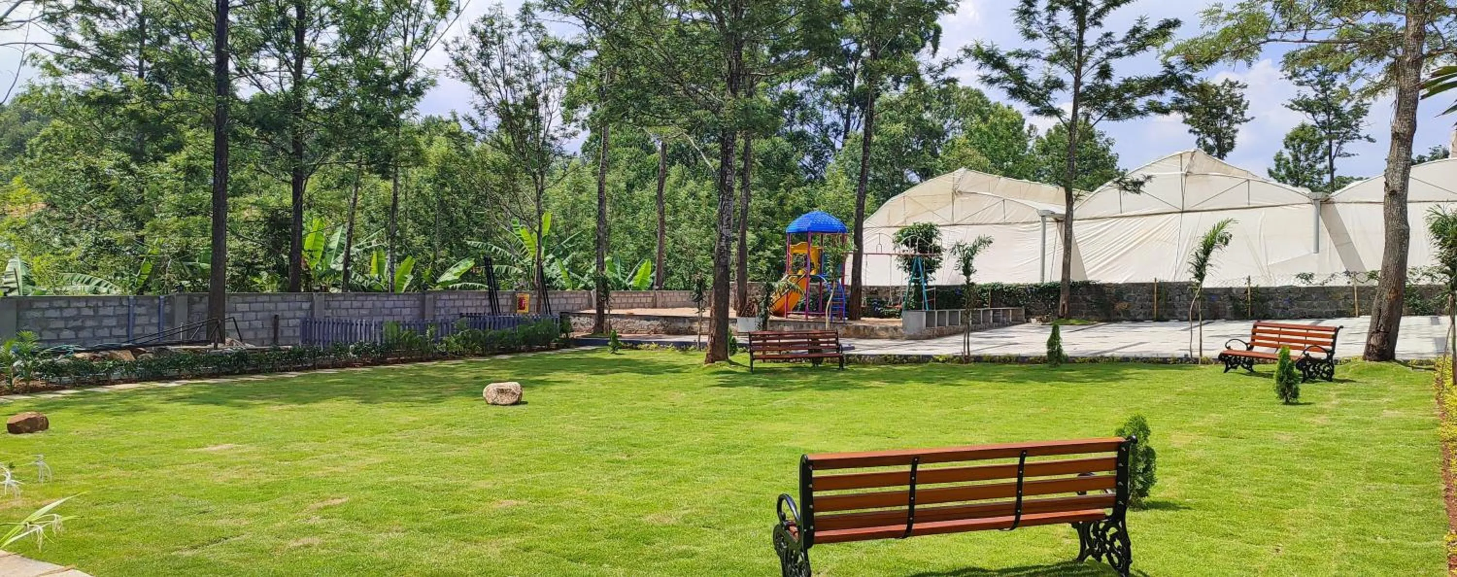 Children play ground in Le Yercaud