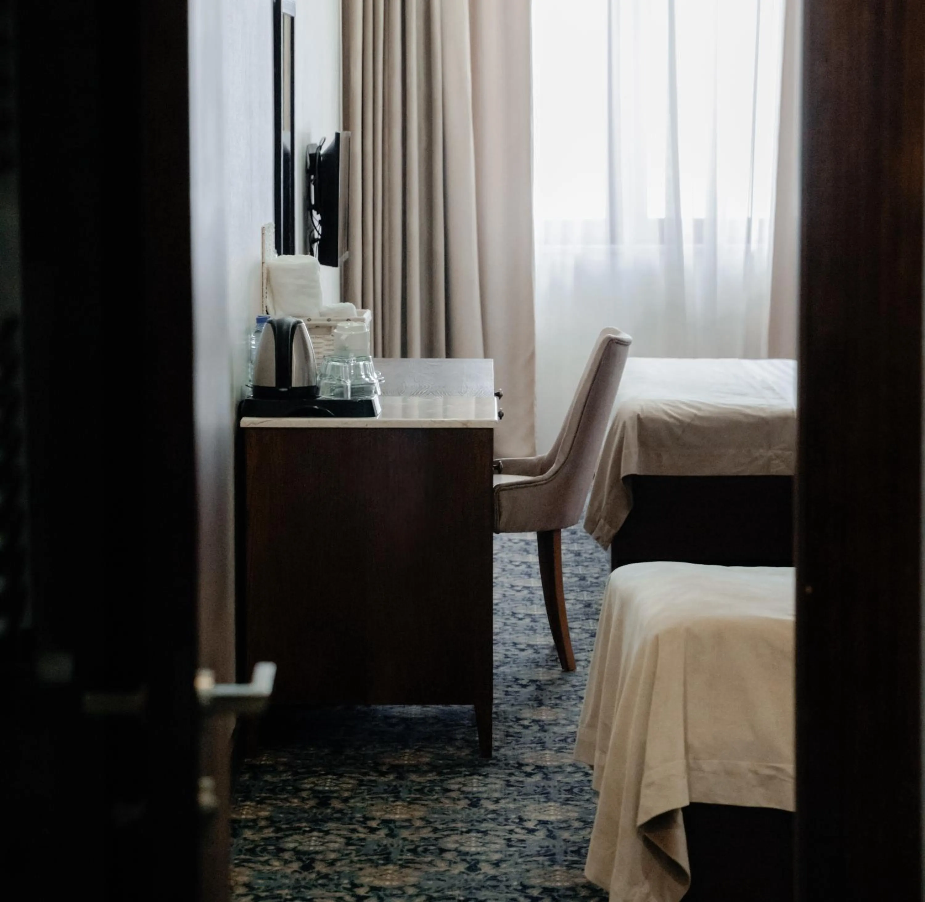 Bed in Sota Metekhi Hotel Tbilisi