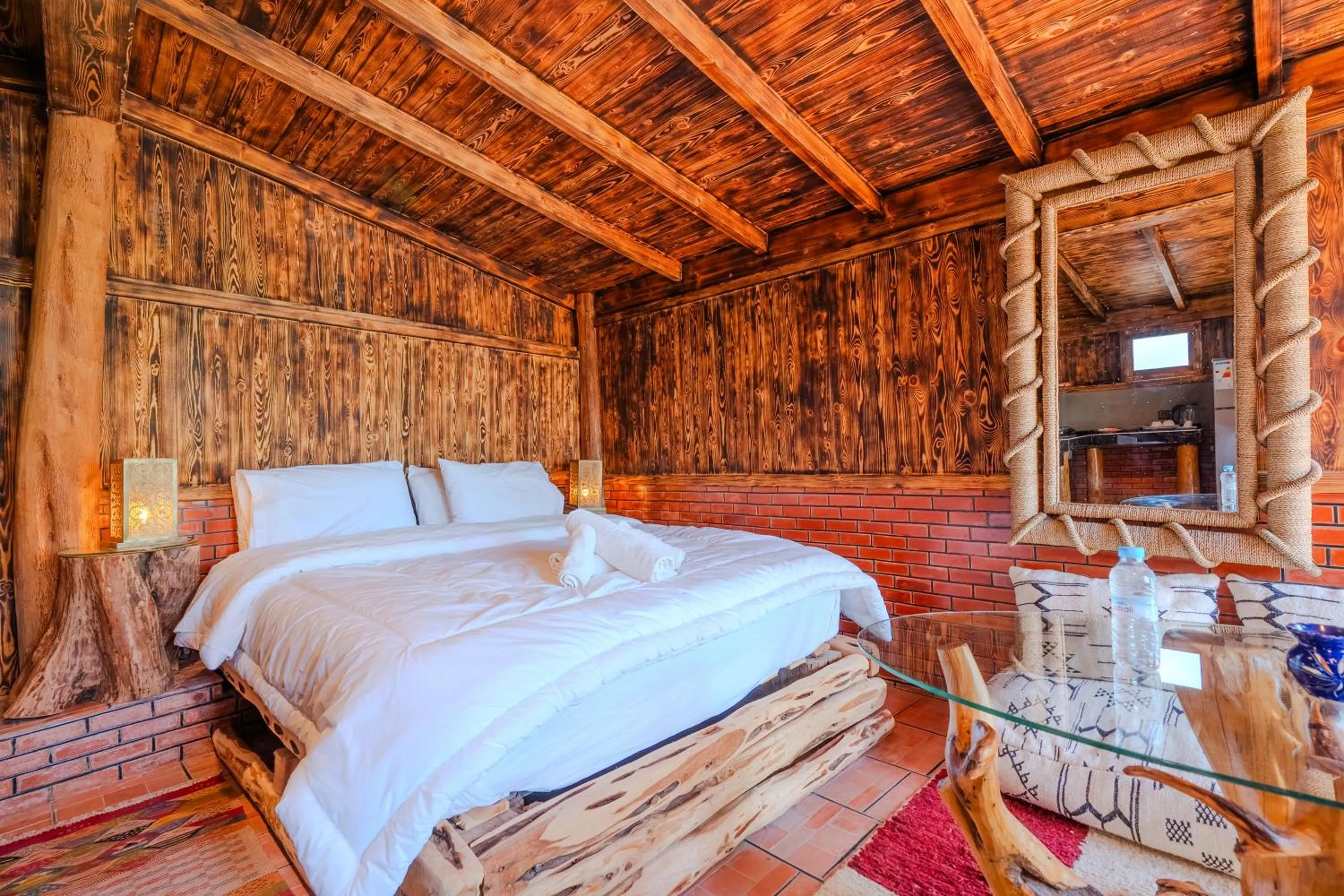 Bed in DAR ETTO Riad & Spa