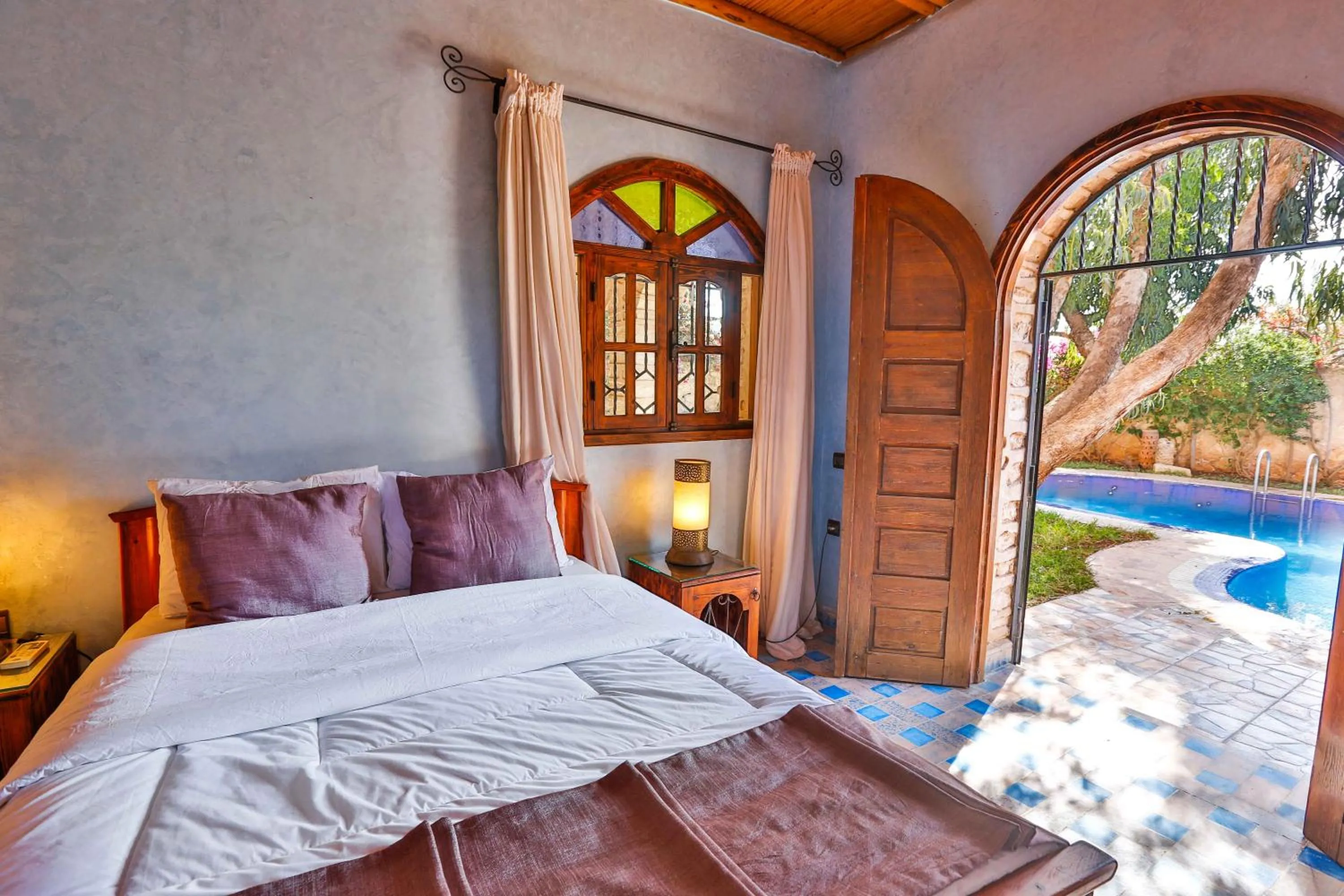 Patio, Bed in DAR ETTO Riad & Spa