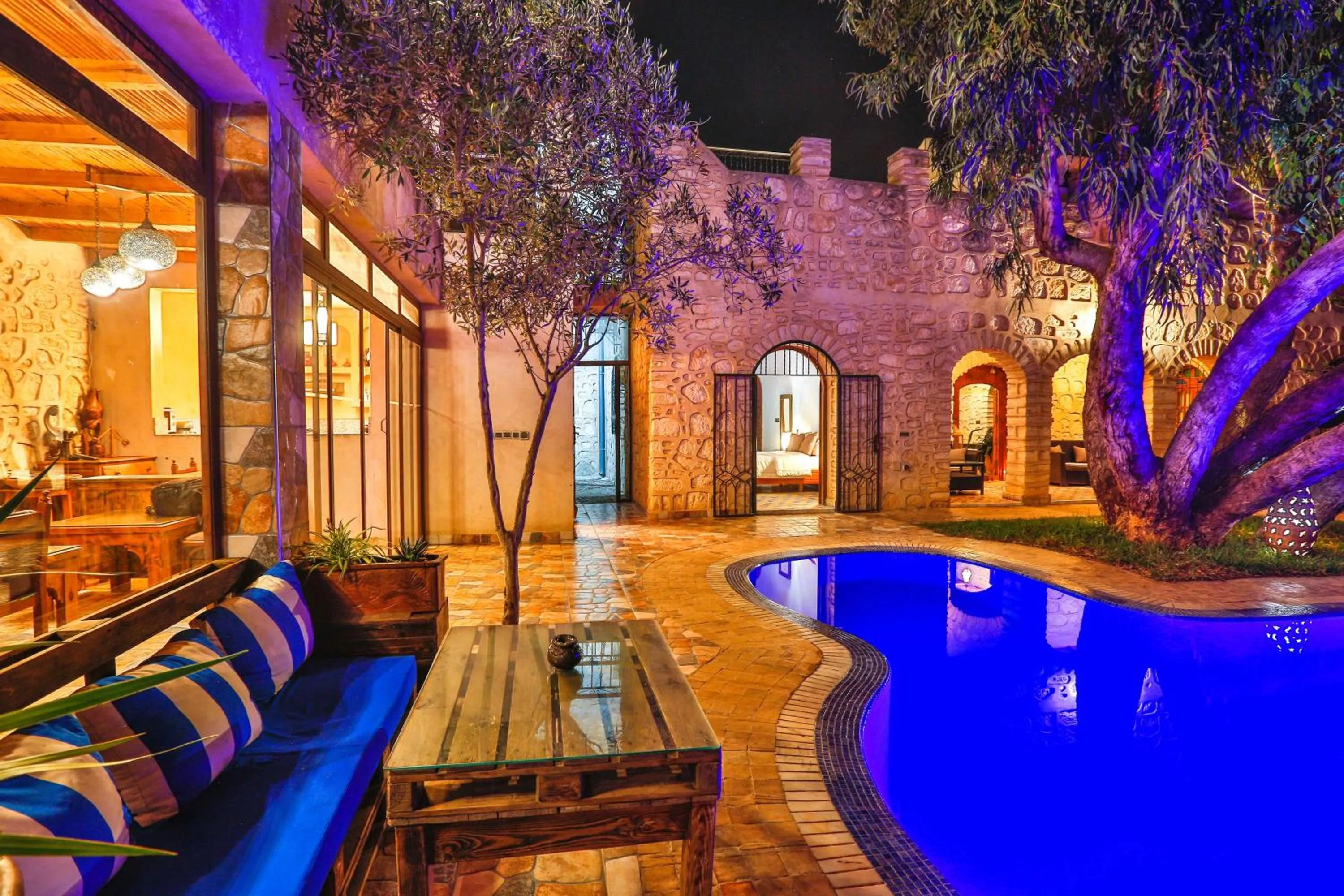 Lounge or bar in DAR ETTO Riad & Spa