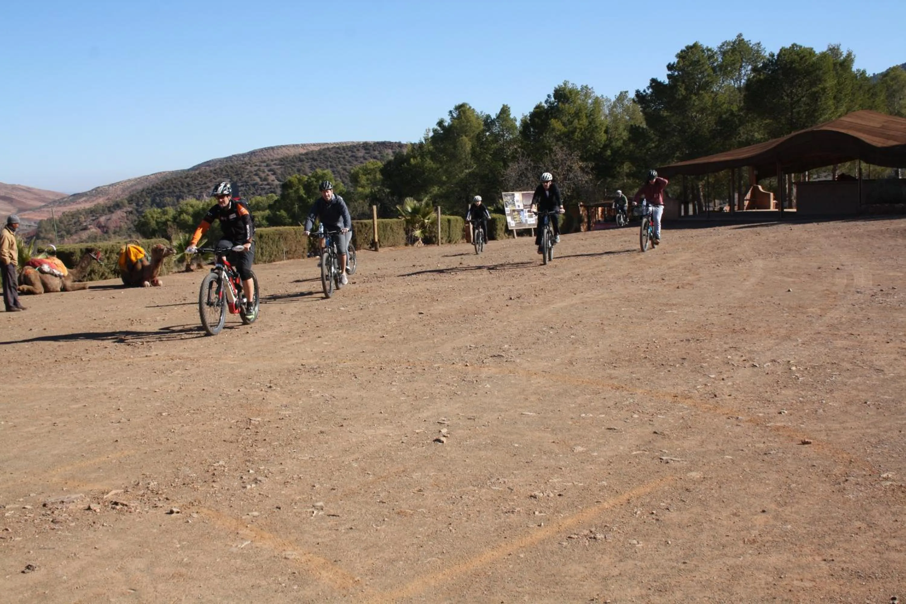 Cycling in Terres d'Amanar