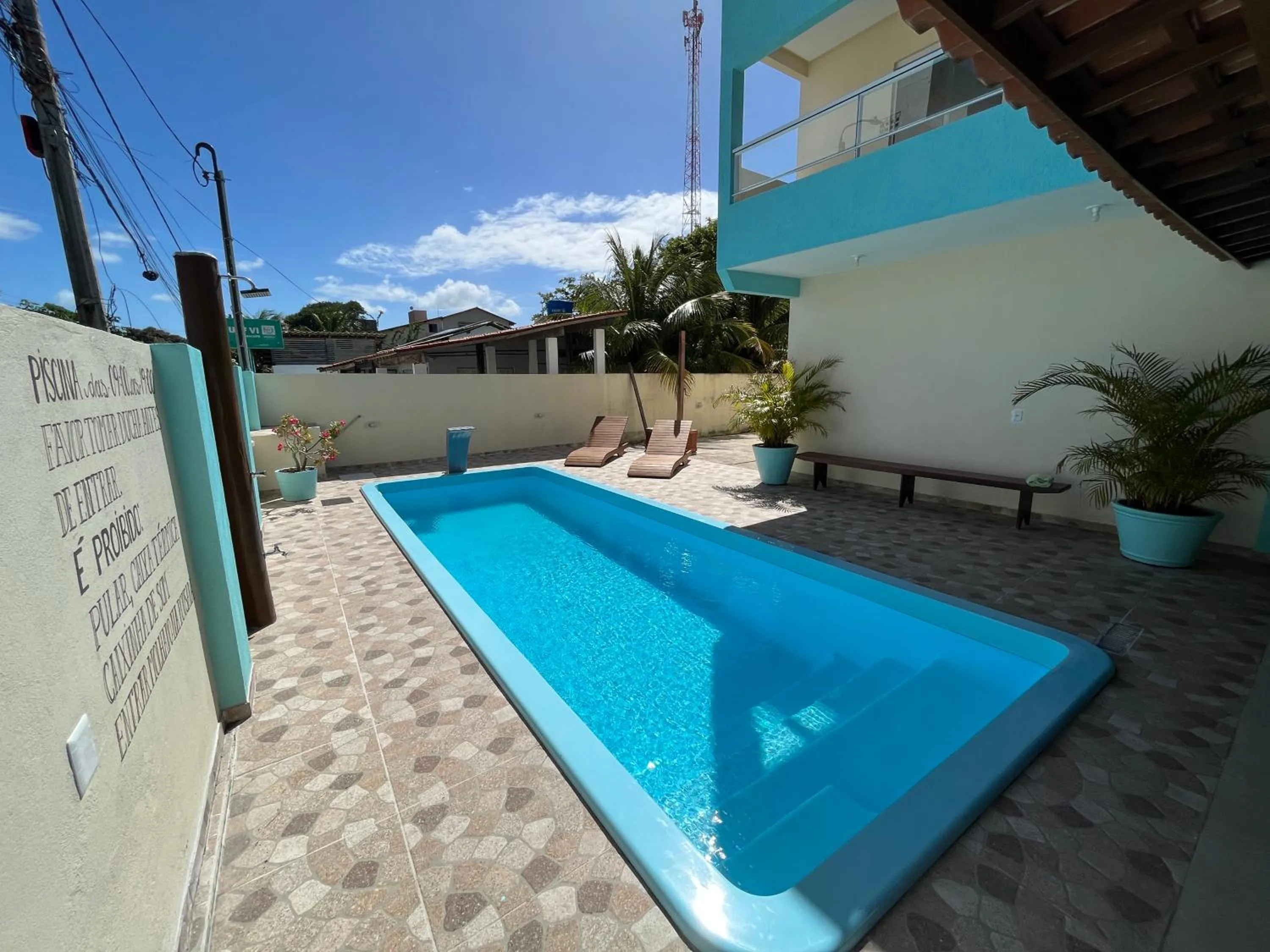 Swimming pool in Pousada Donna Maraka