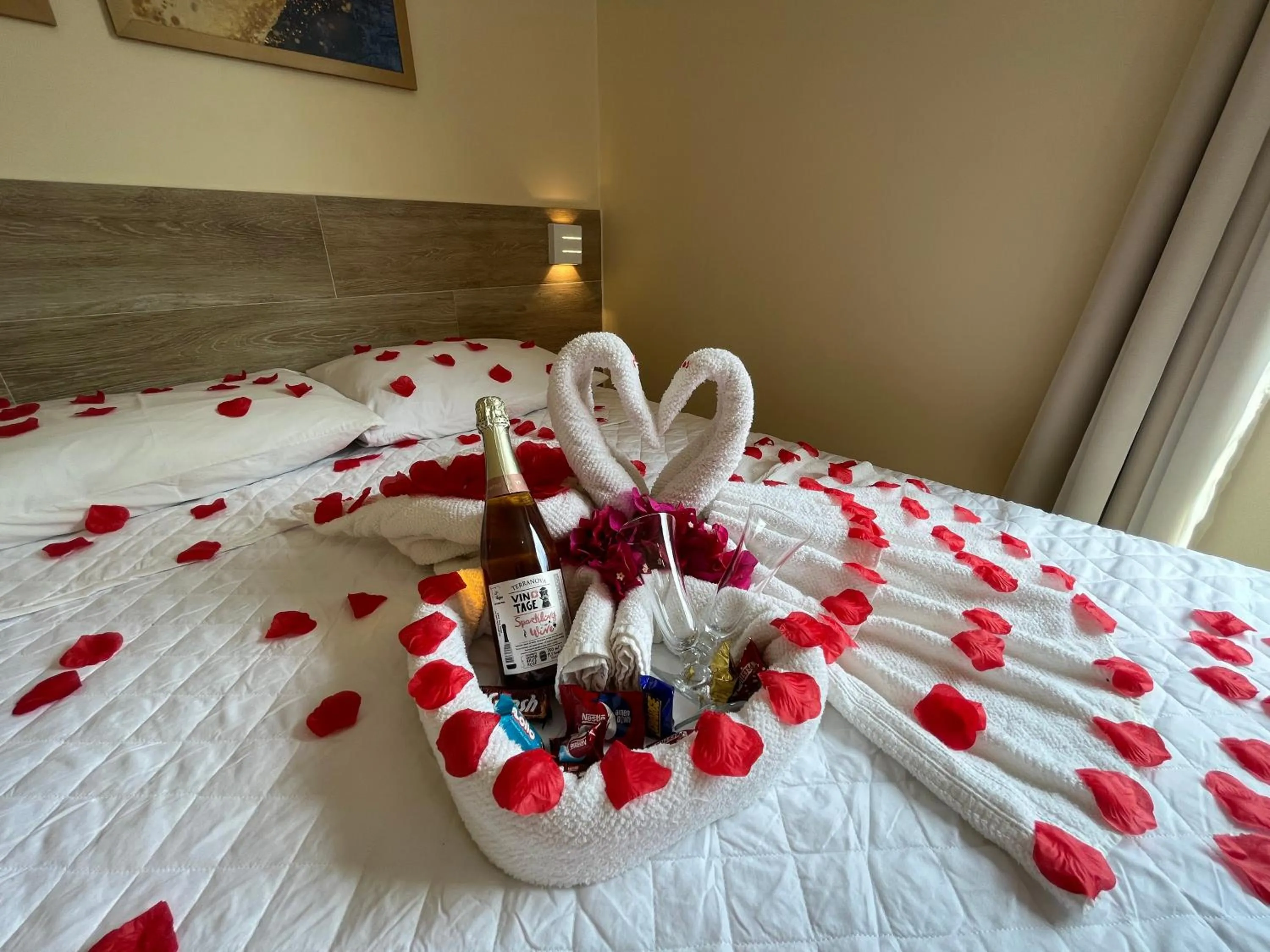 Bed in Pousada Donna Maraka