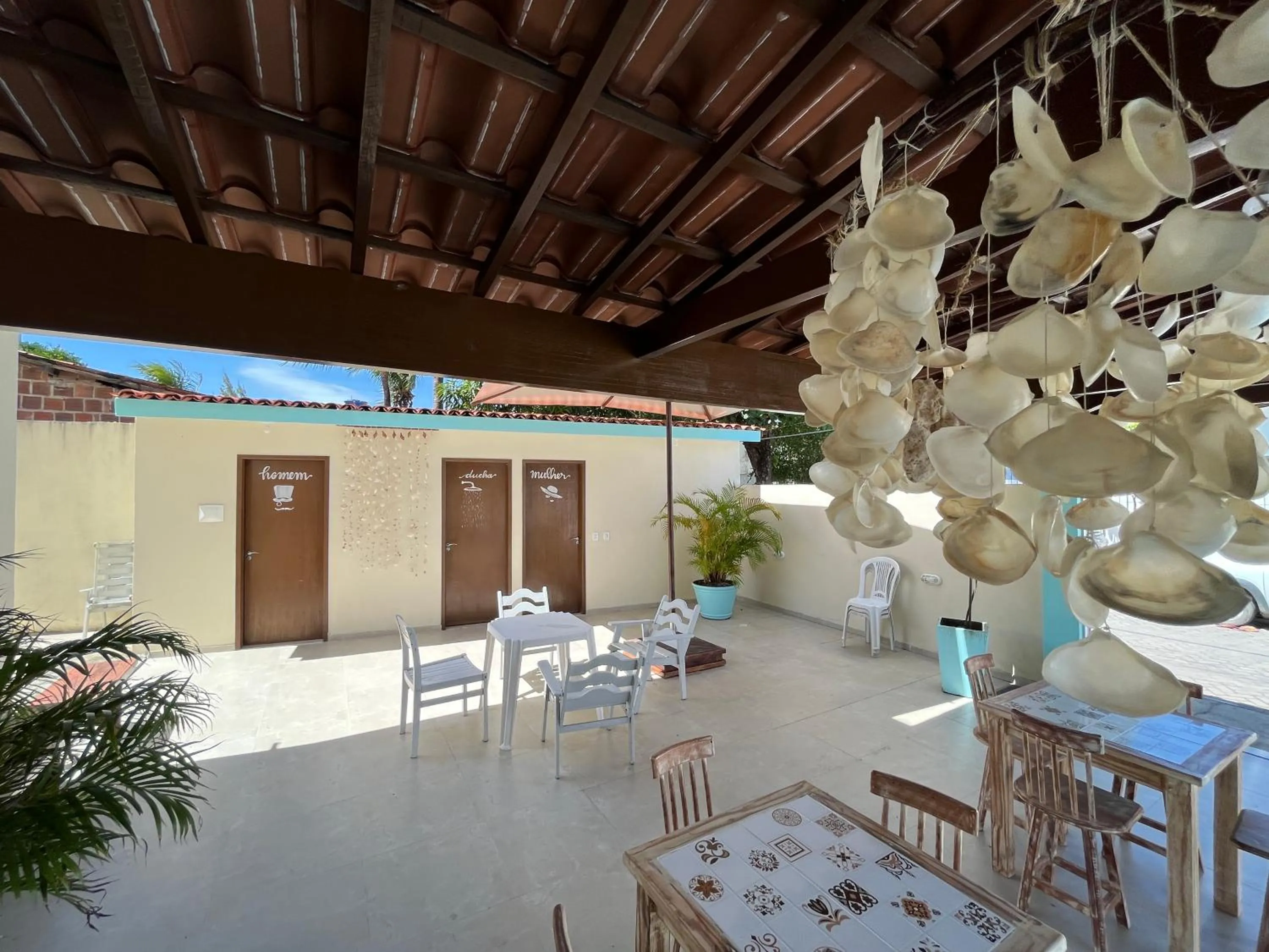 Patio in Pousada Donna Maraka