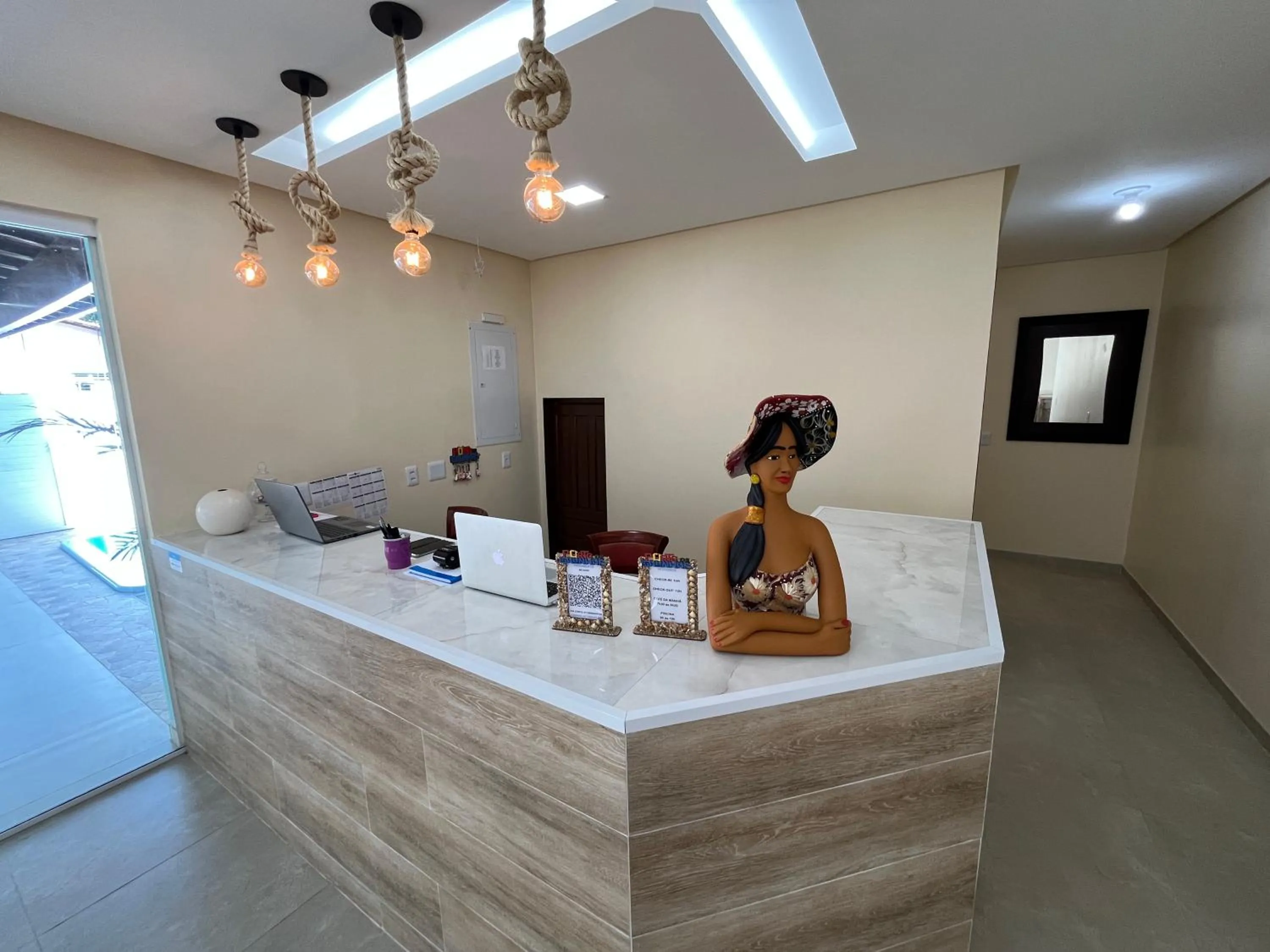 Lobby or reception in Pousada Donna Maraka