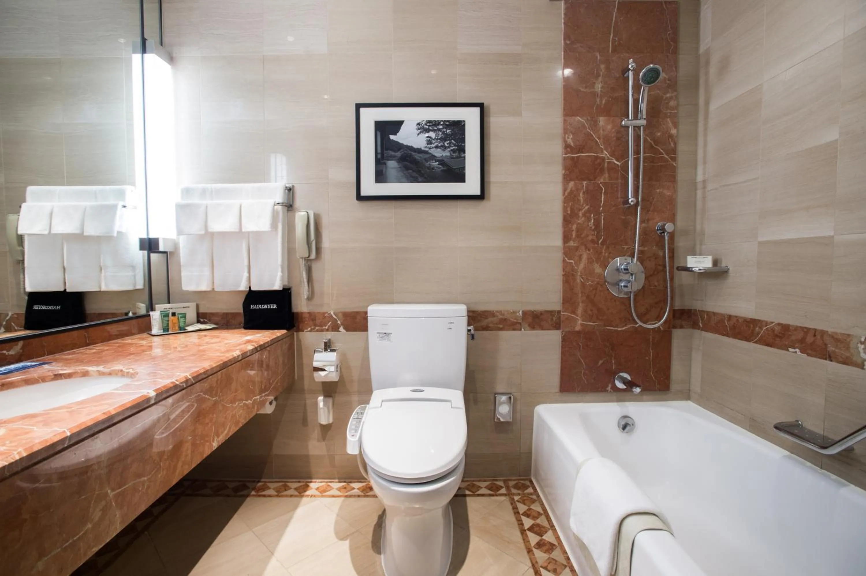 Shower, Bathroom in Millennium Hilton Seoul