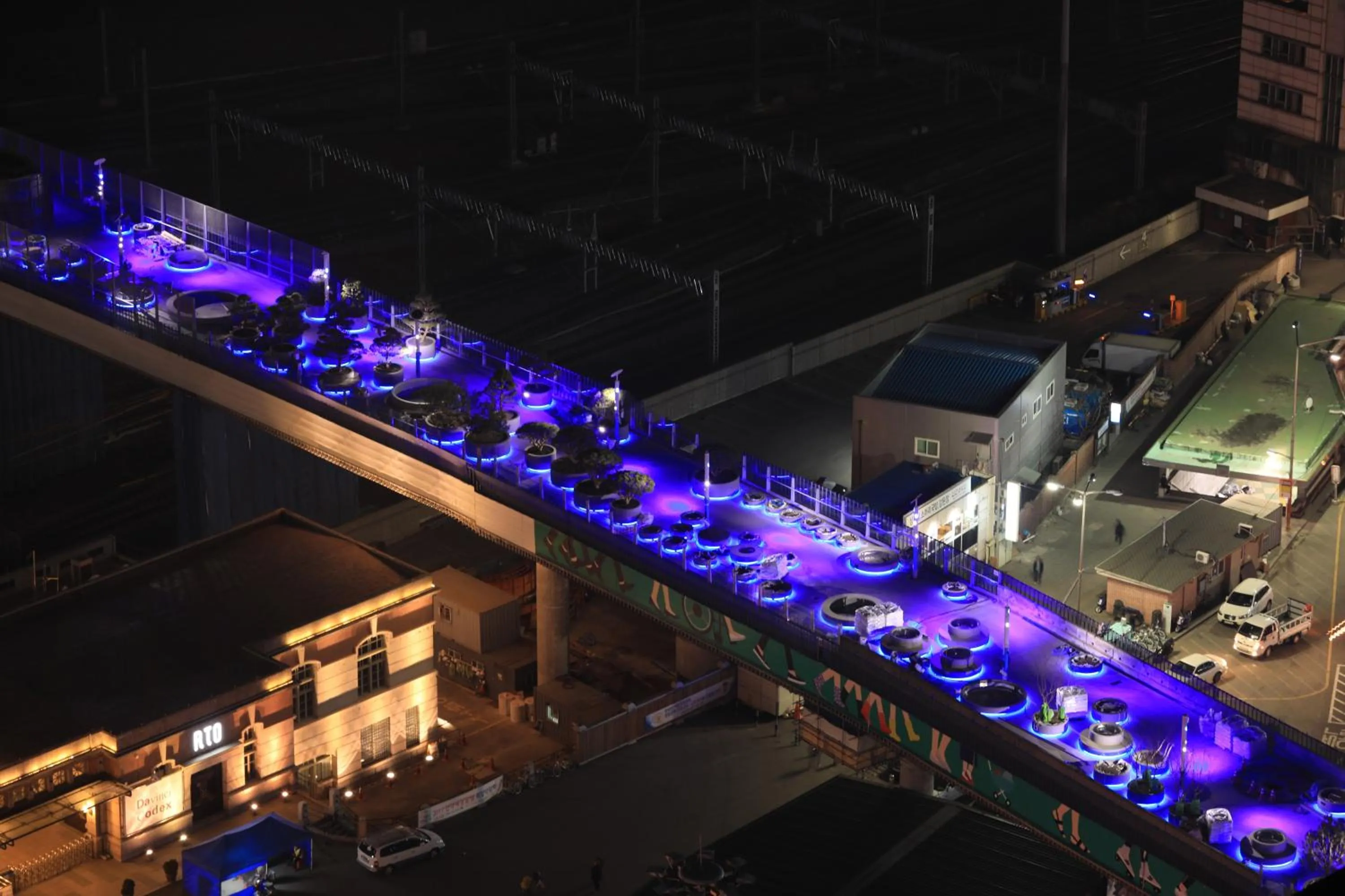 Garden view in Millennium Hilton Seoul