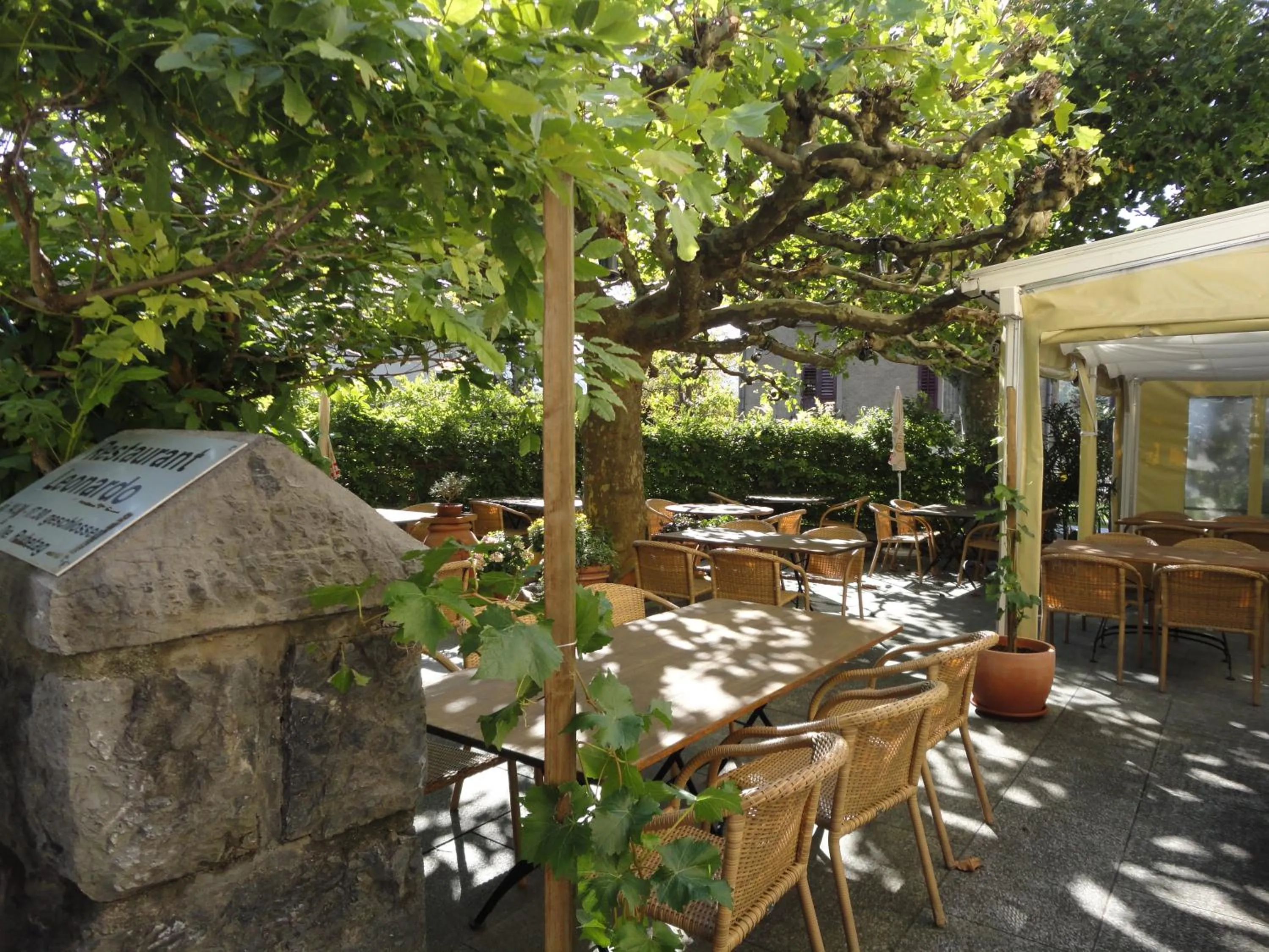 Patio in Hotel Hofbalzers