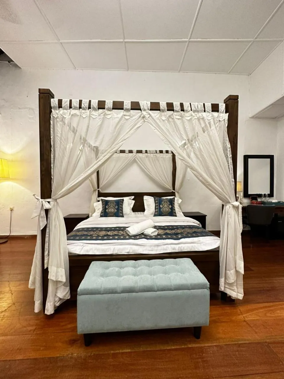 Bed in 19th Century Boutique Hotel