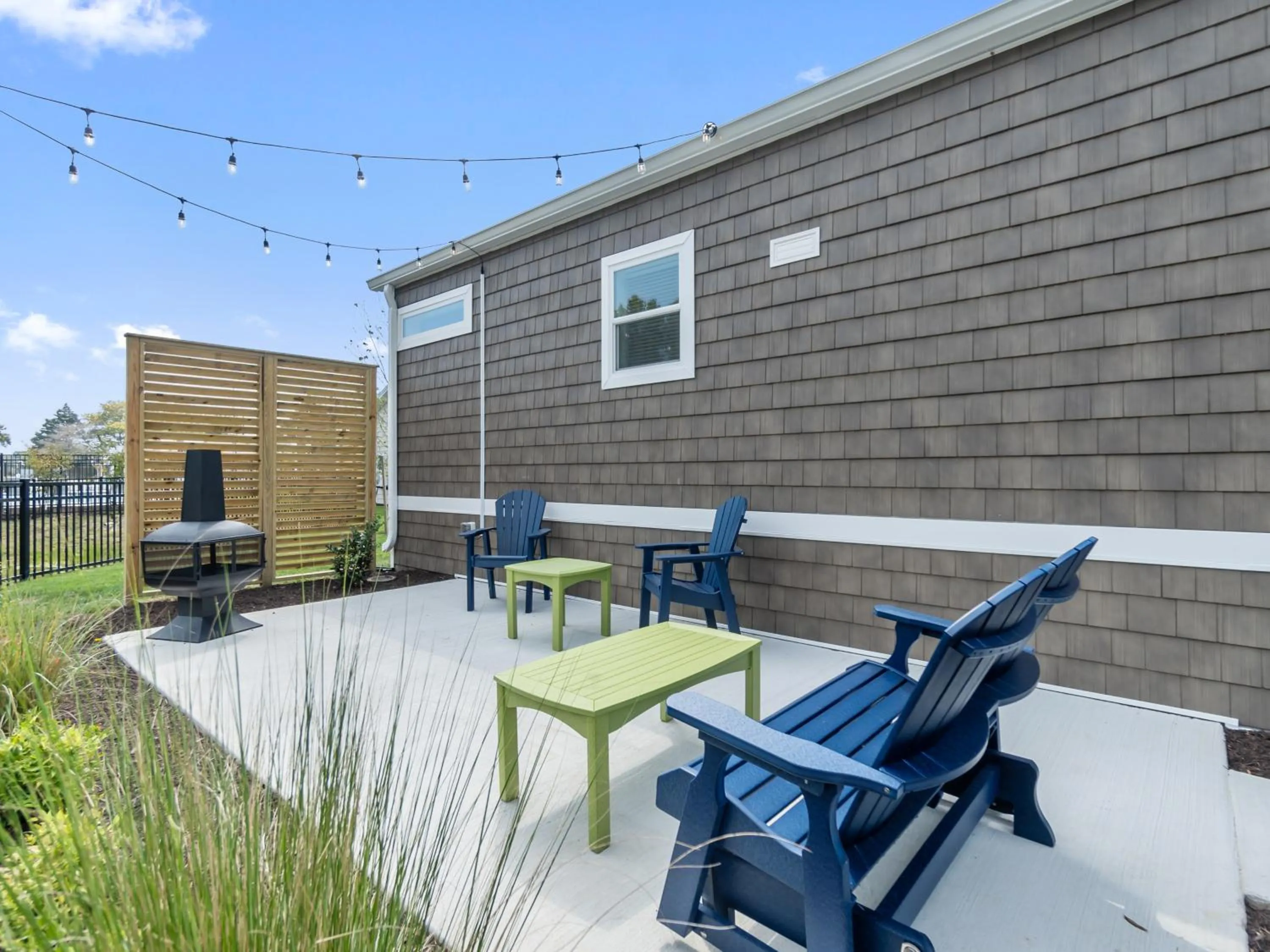 Patio in Shore Point Cottages