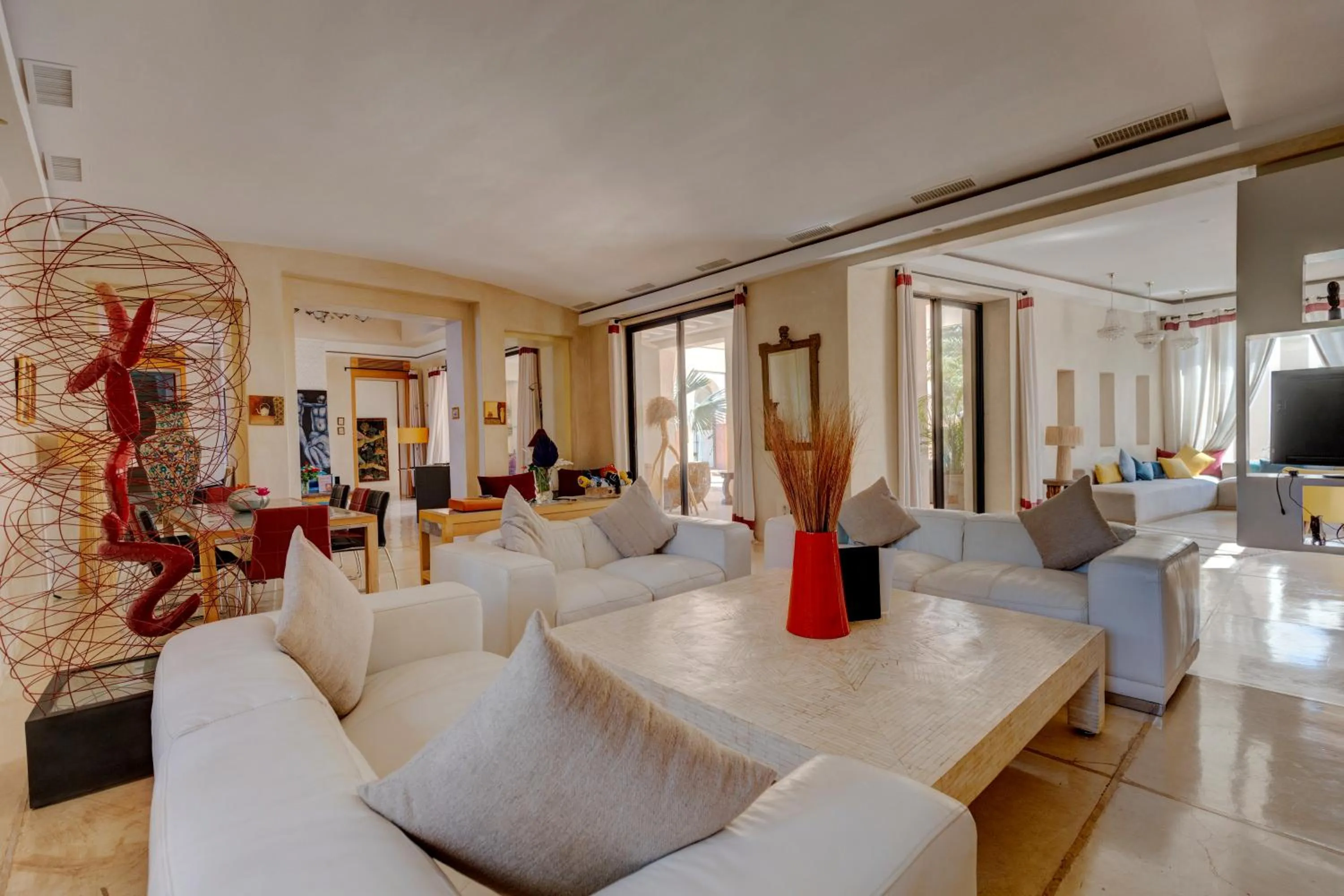 Living room in Les Jardins de Kesali By La Siredrah