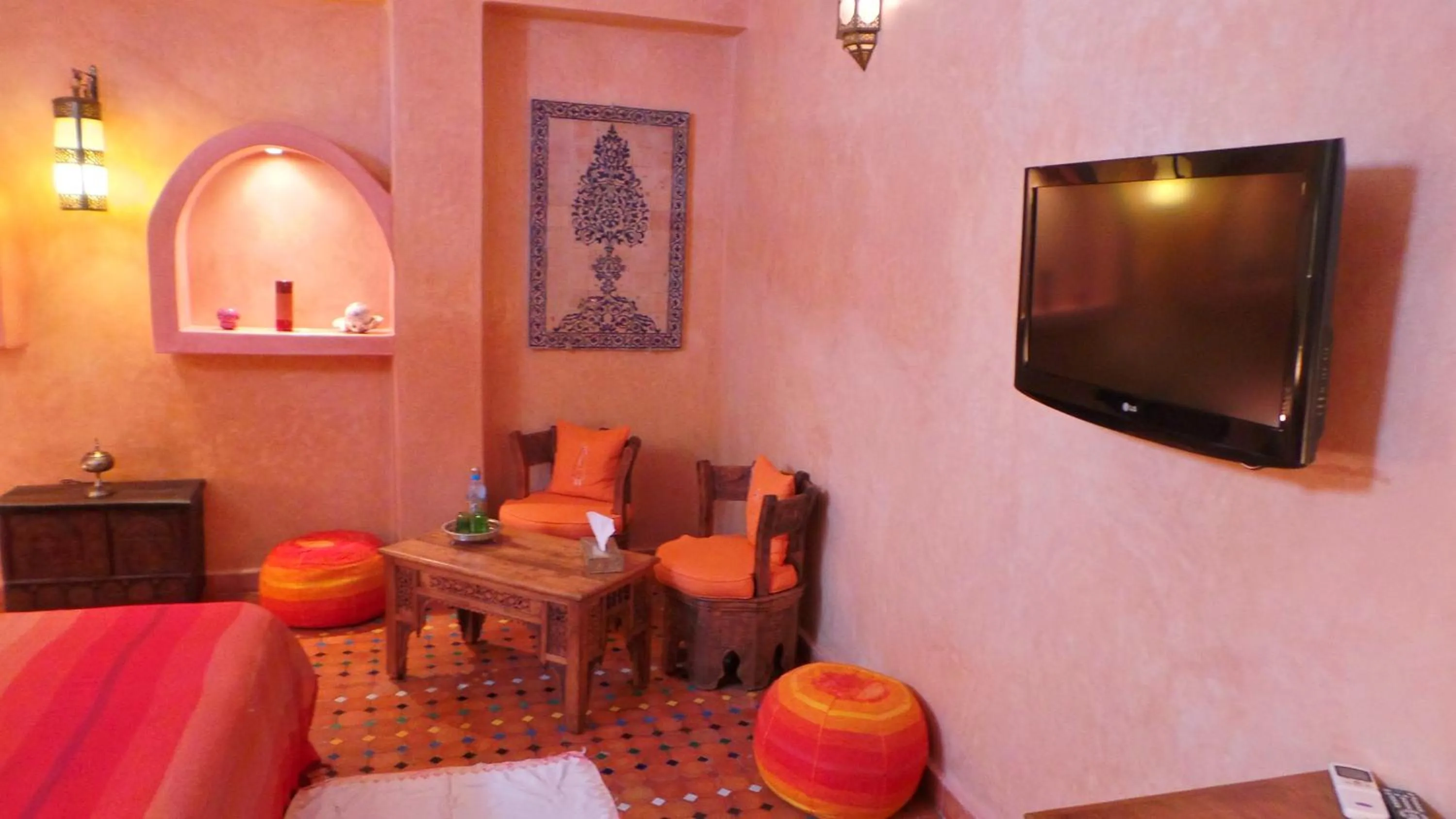 Living room in Riad Dar Zouhour