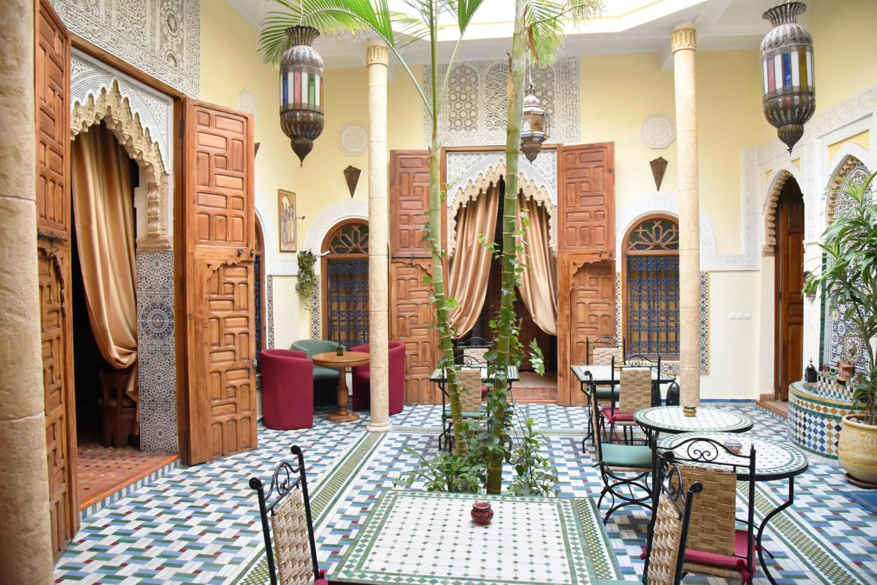 Patio in Riad Dar Zouhour