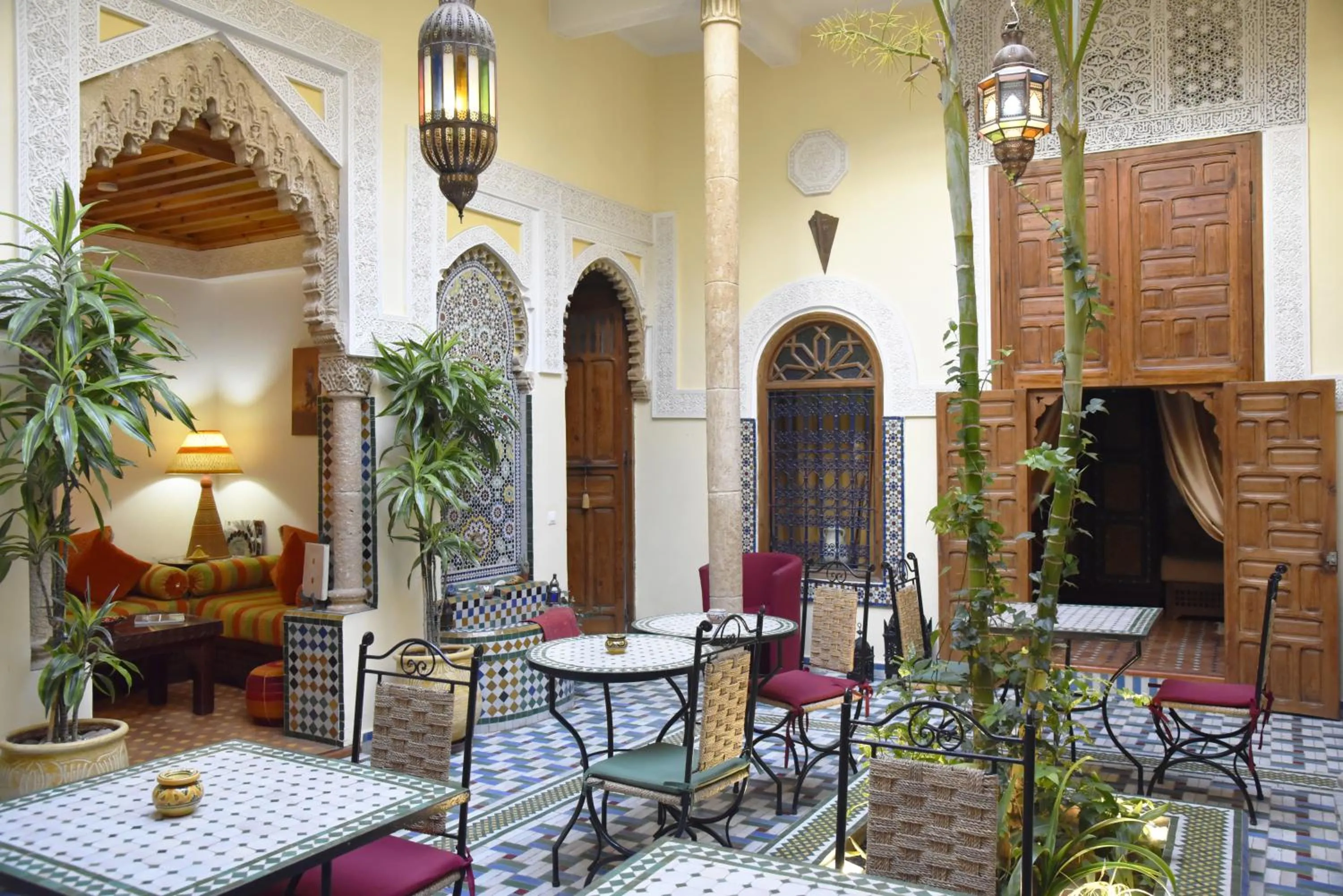 Patio in Riad Dar Zouhour