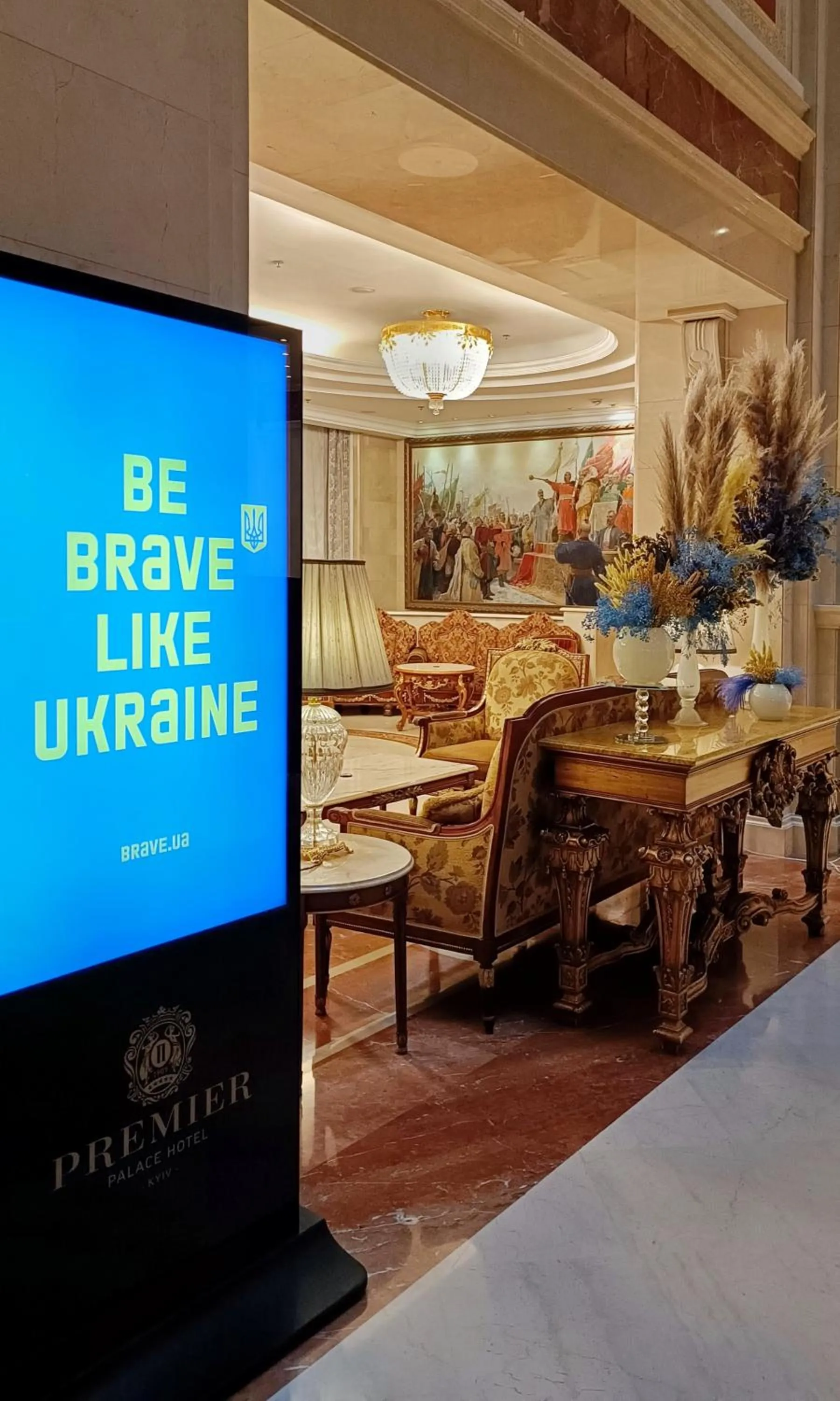 Lobby or reception in Premier Palace Hotel Kyiv