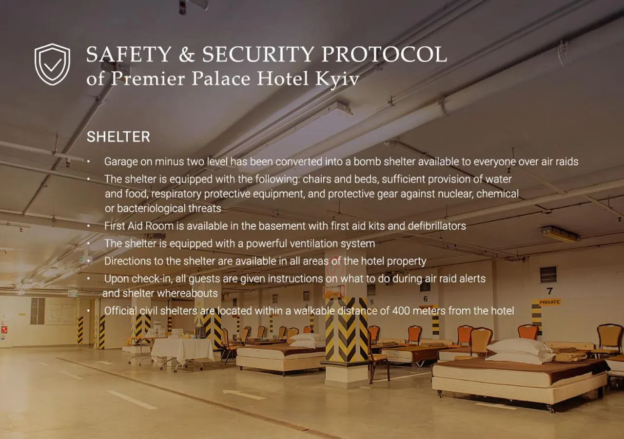 Area and facilities in Premier Palace Hotel Kyiv