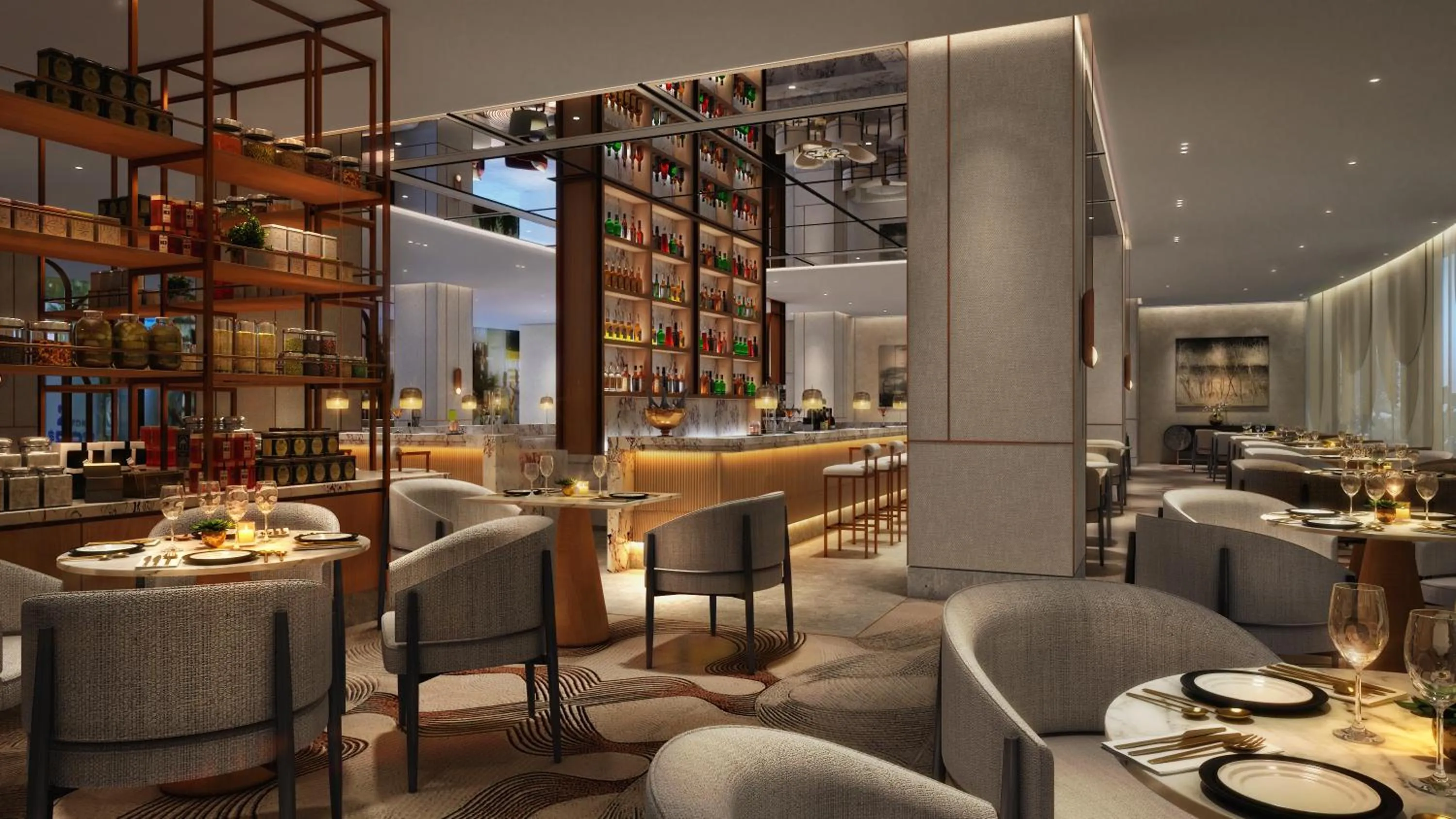 Lounge or bar in Lotte Hotel World