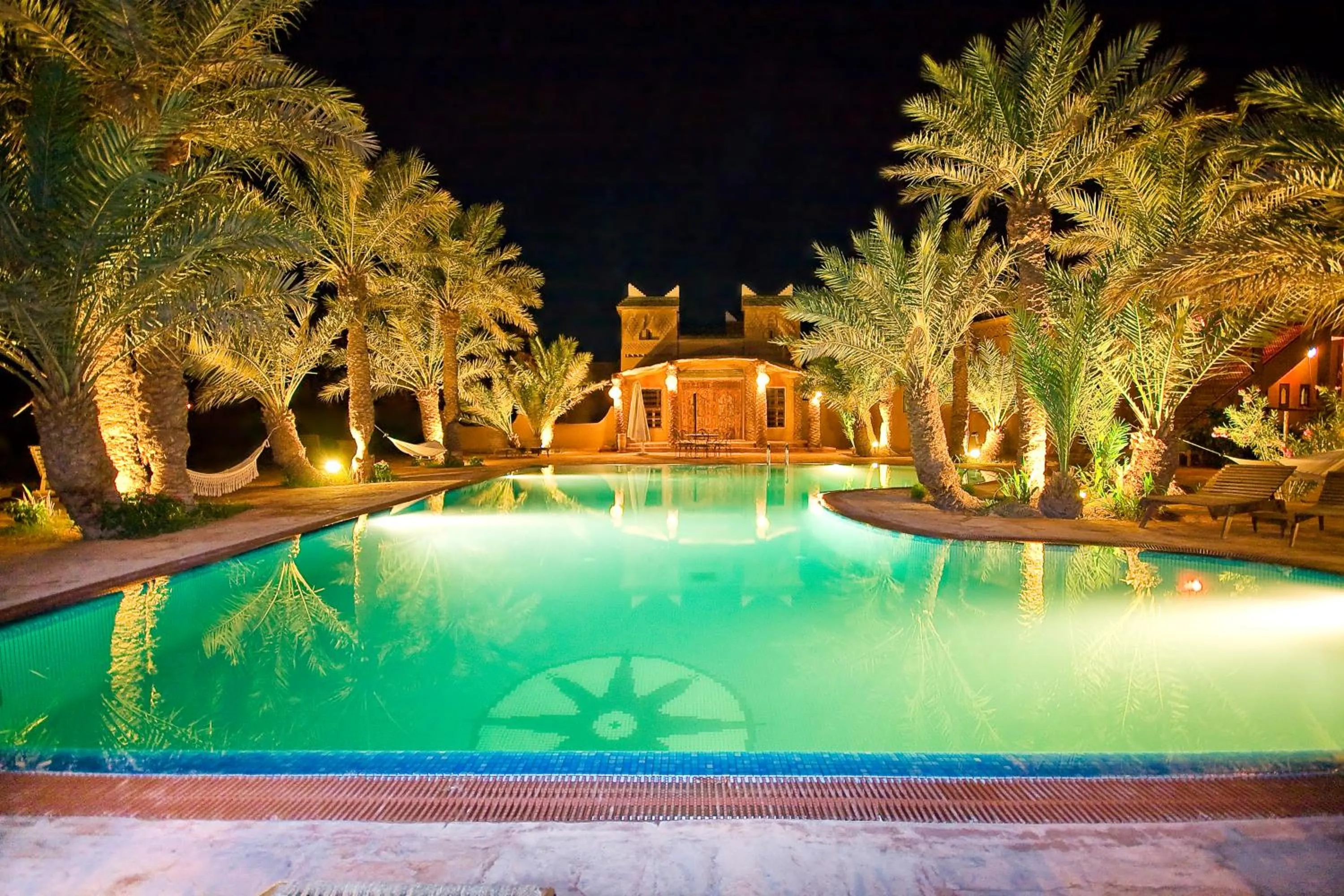 Swimming pool in Chez Le Pacha - Authentic Sahara Hotel Mhamid